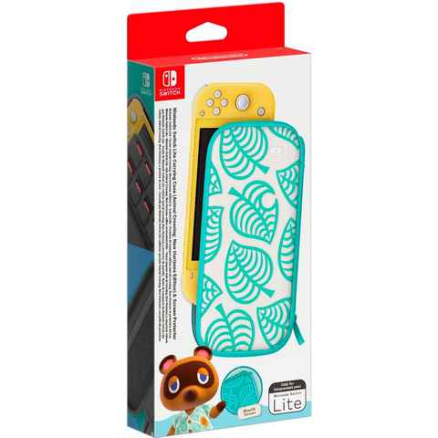 Nintendo Switch Spielekonsolen-Tasche Animal Crossing Edition + Schutzfolie