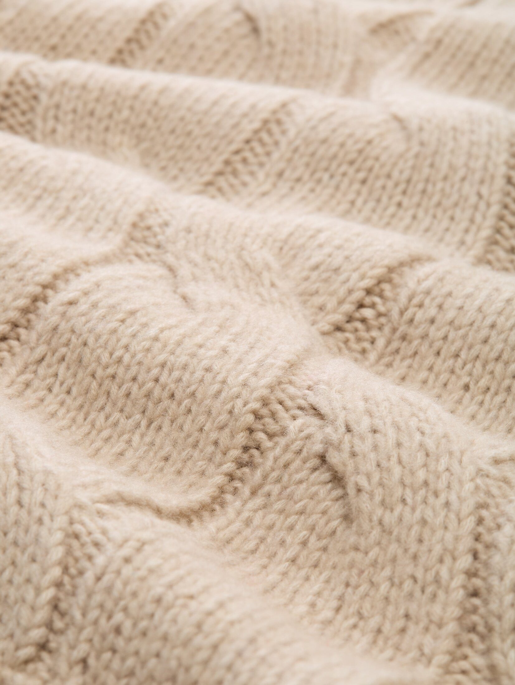 TOM TAILOR Strickpullover Pullover & Strickjacken Pullunder mit Zopfmuster