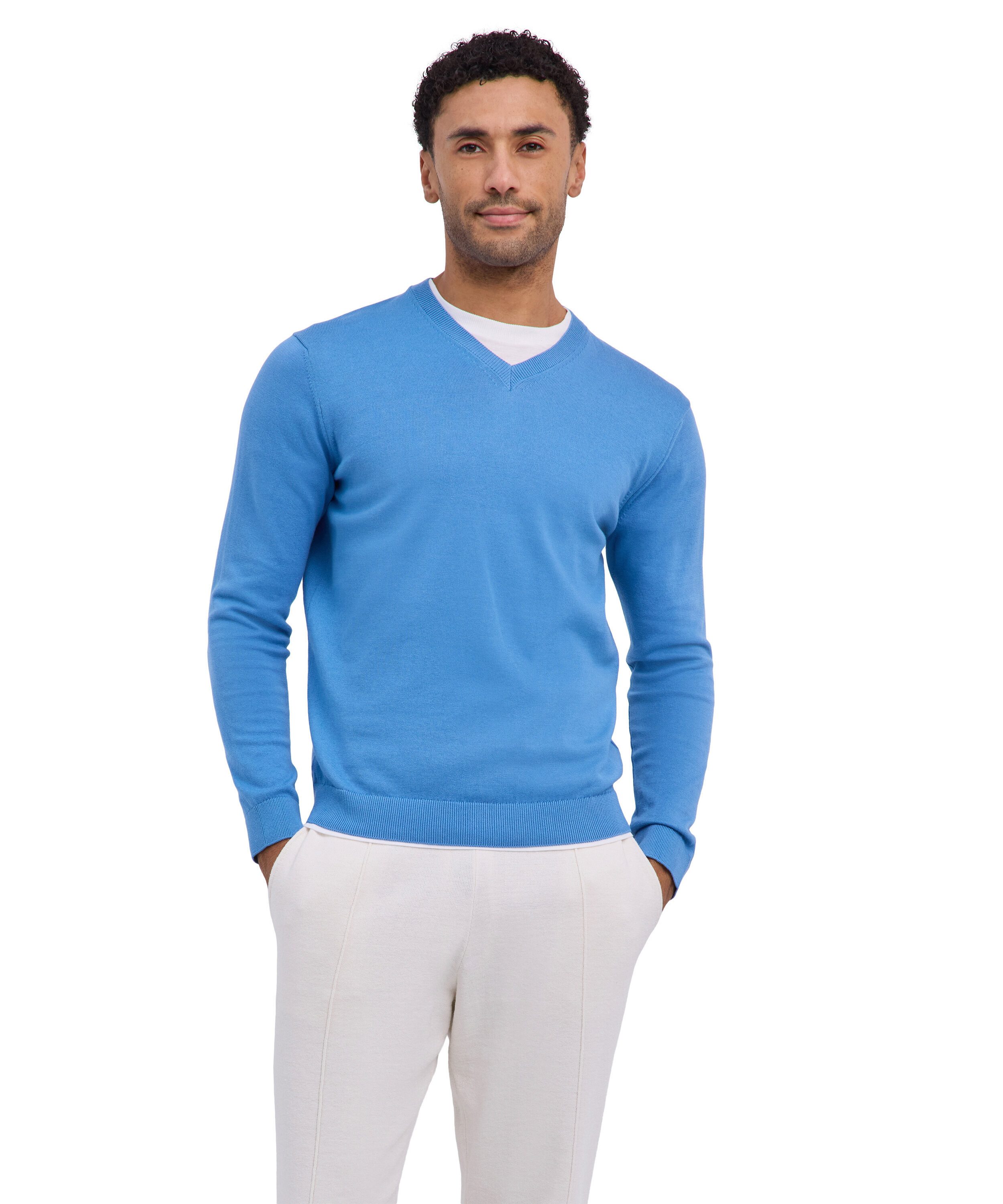 FALKE Strickpullover Pure Cotton (1-tlg) mit Bio-Baumwolle