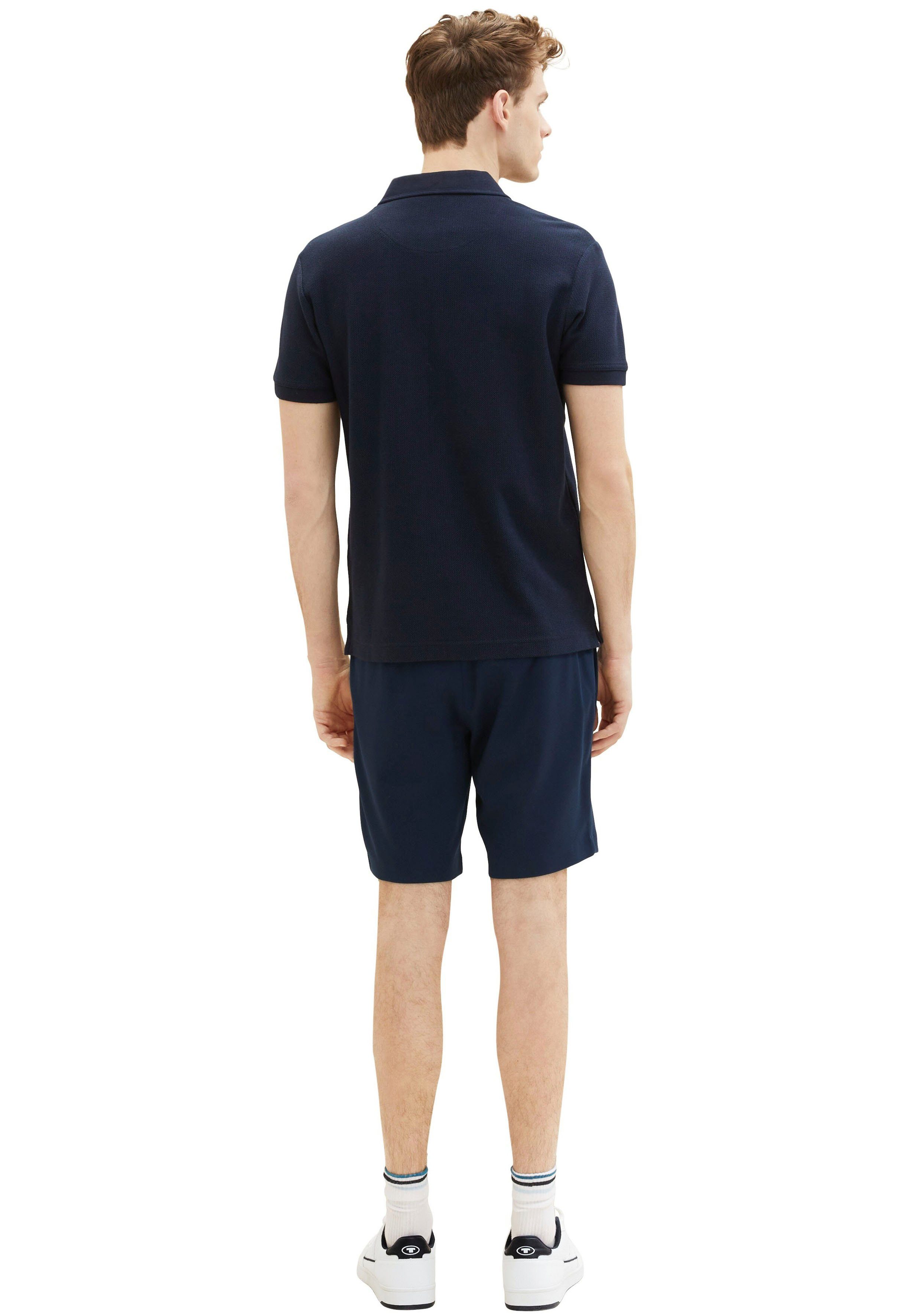 dunkelblau Unifarbe TOM in TAILOR Shorts
