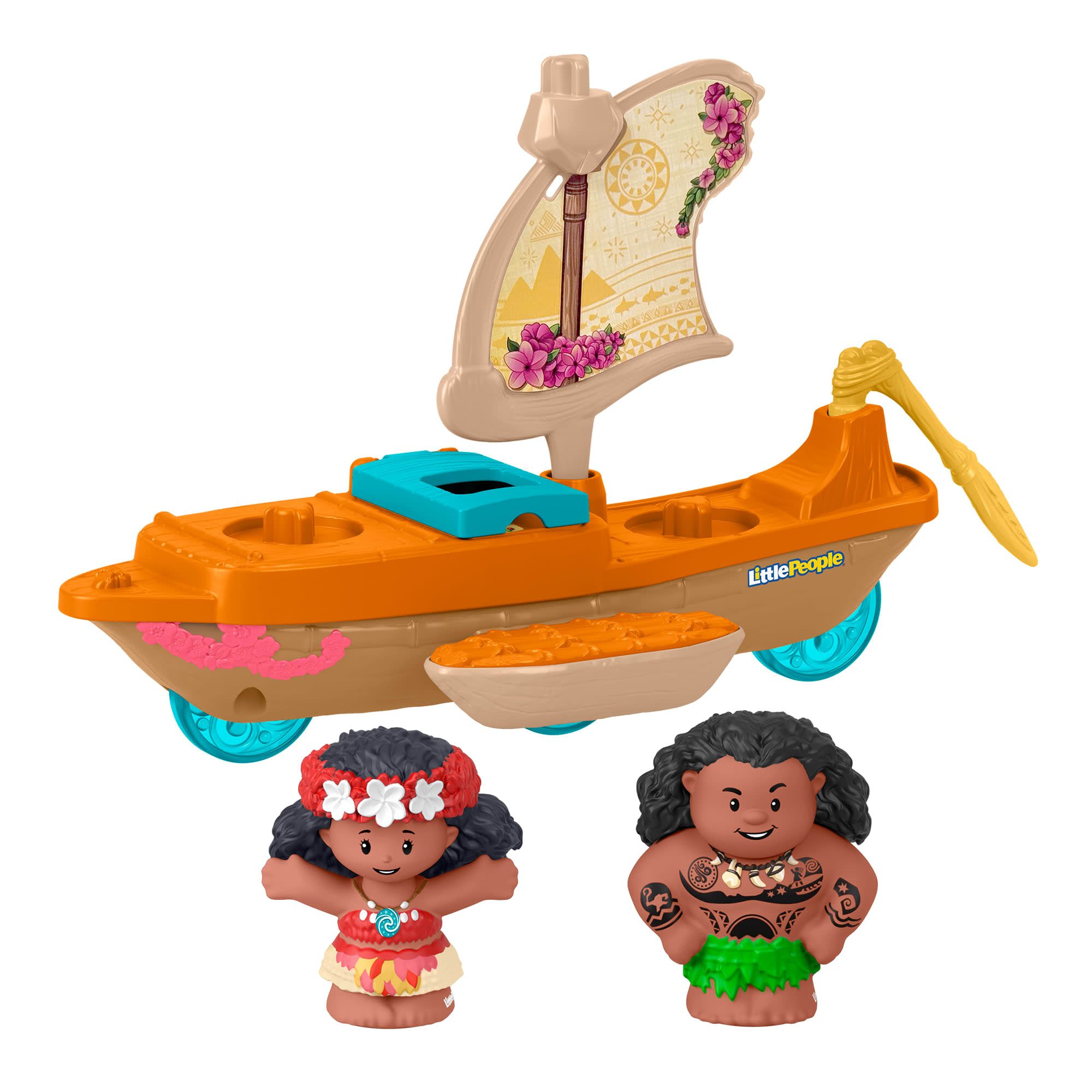 Fisher-Price® Spielzeug-Boot Little People Vaiana und Mauis Kanu