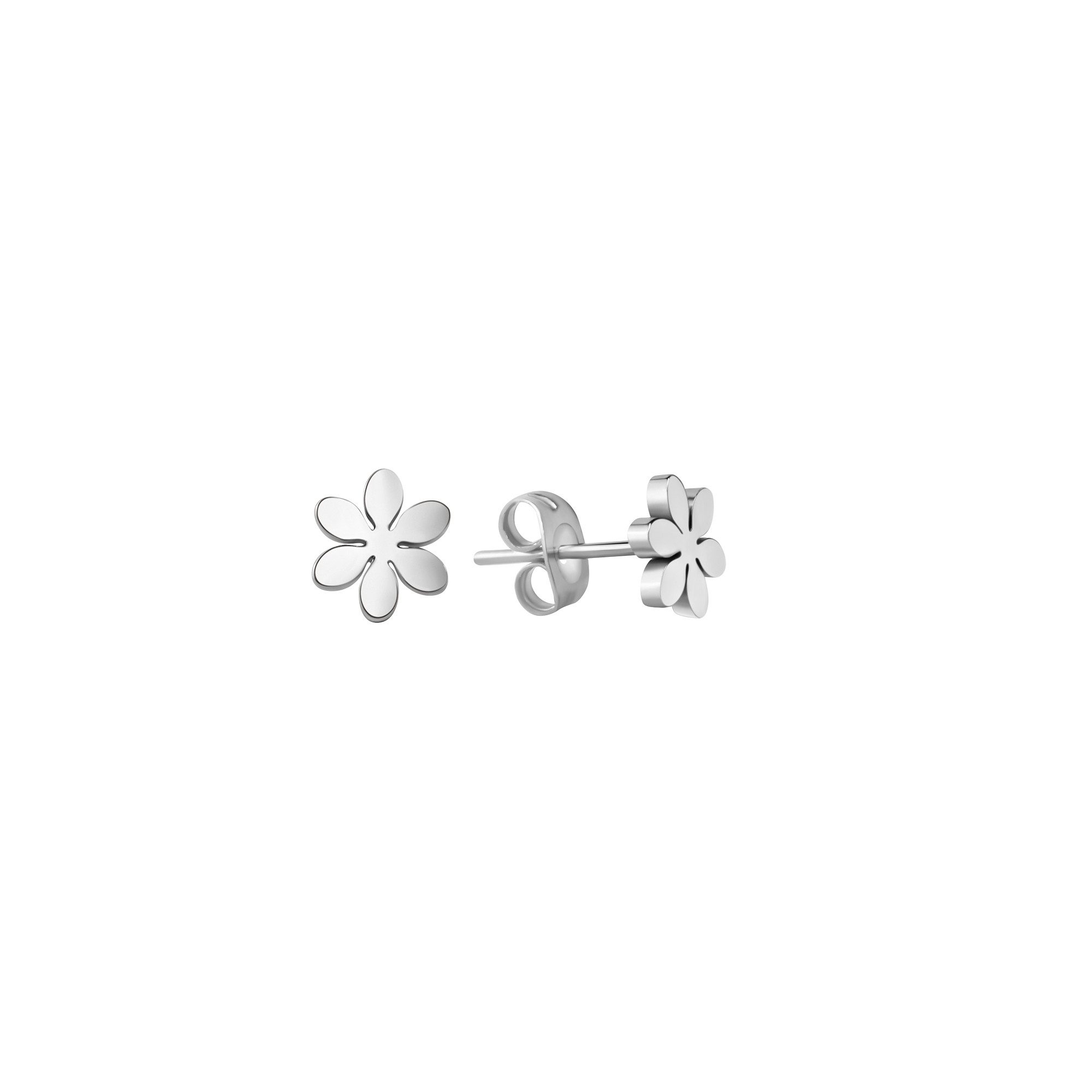Vivance Paar Ohrstecker Edelstahl glanz Blume günstig online kaufen