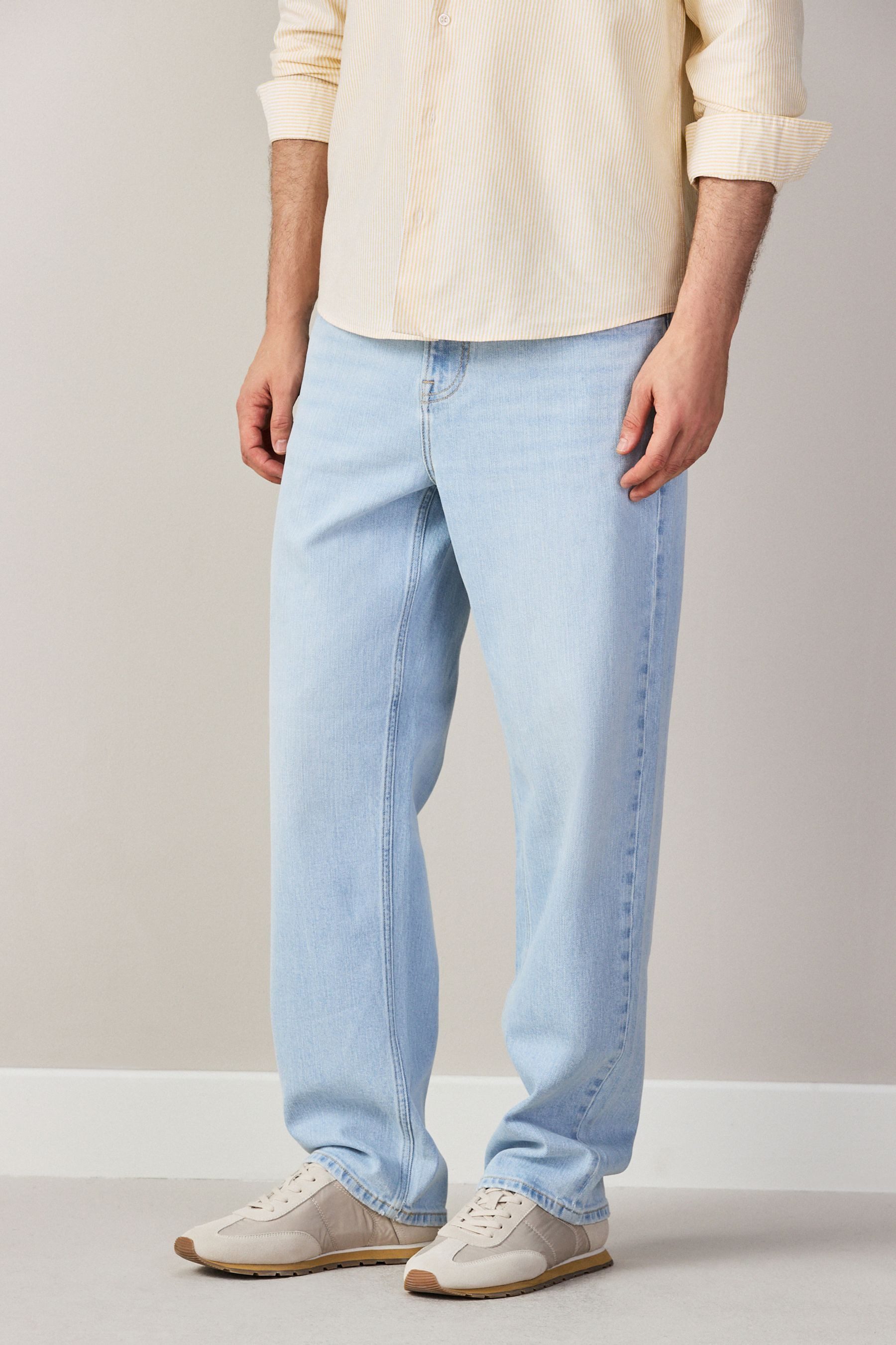 Tapered-fit-Jeans Regular Fit Jeans mit konischem Bein