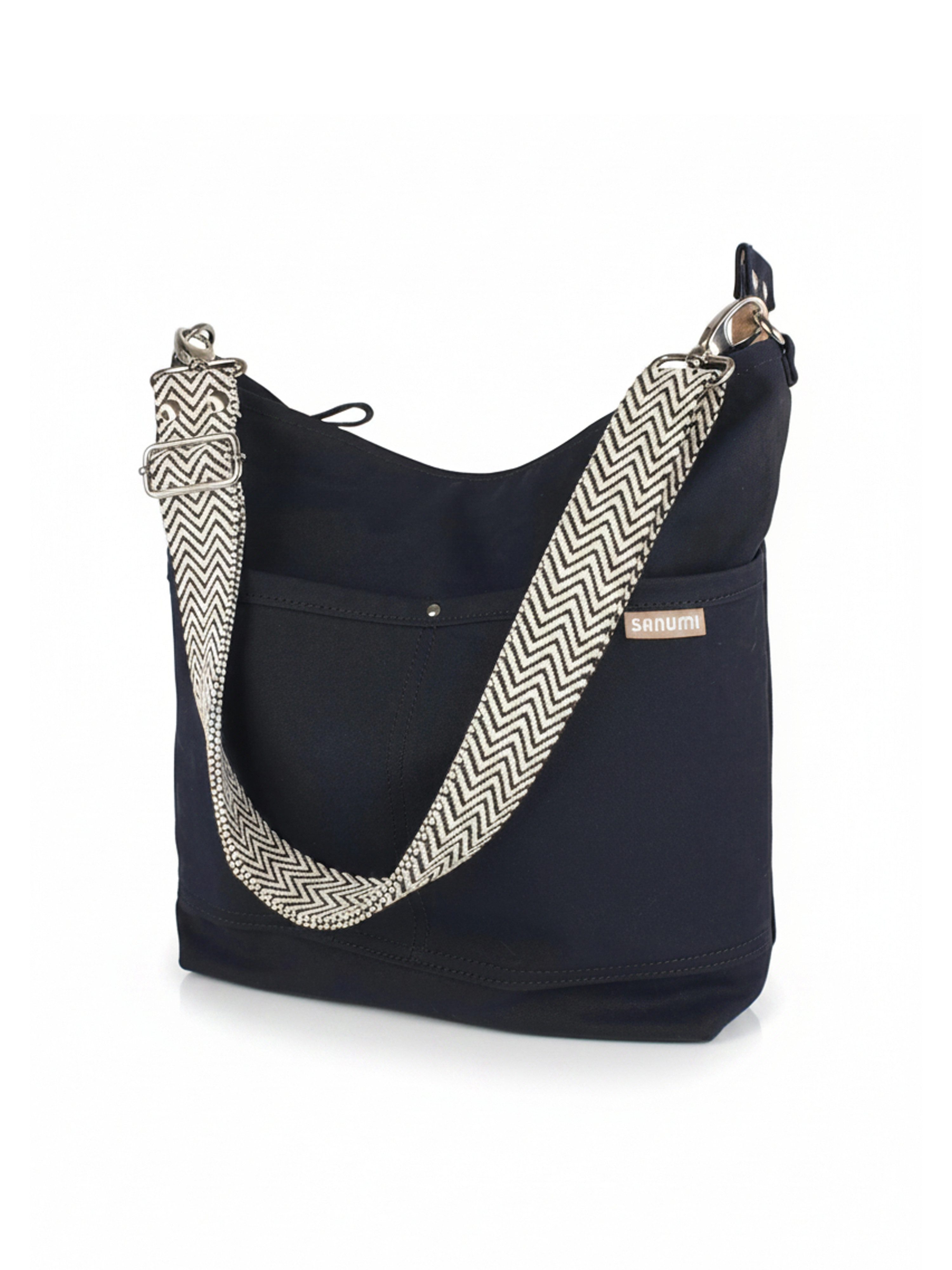sanumi Umhängetasche Canvas Hobobag