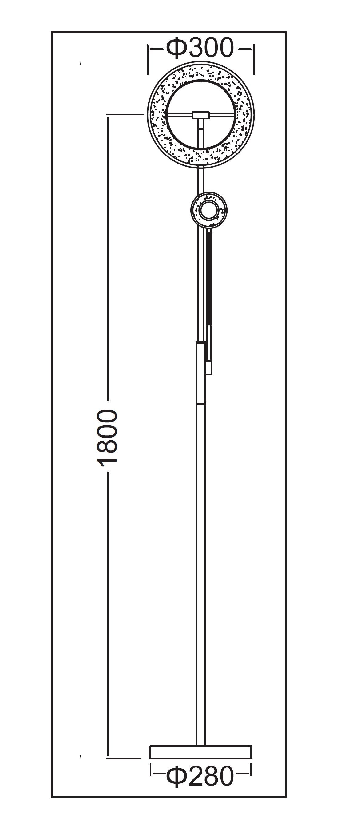 satiniertes 24 Stehlampe, 1800mm I Stehleuchte I ca. & Serie Stufenlos Modulen dimmbar Touchdimmer & Höhe 2-flammig & drehbar, LED dimmbar, Glas Watt stufenlos *MOTHER-SON* LED I chic Lampenschirm schwenkbar mit modern LED Stehlampe TRANGO 1515