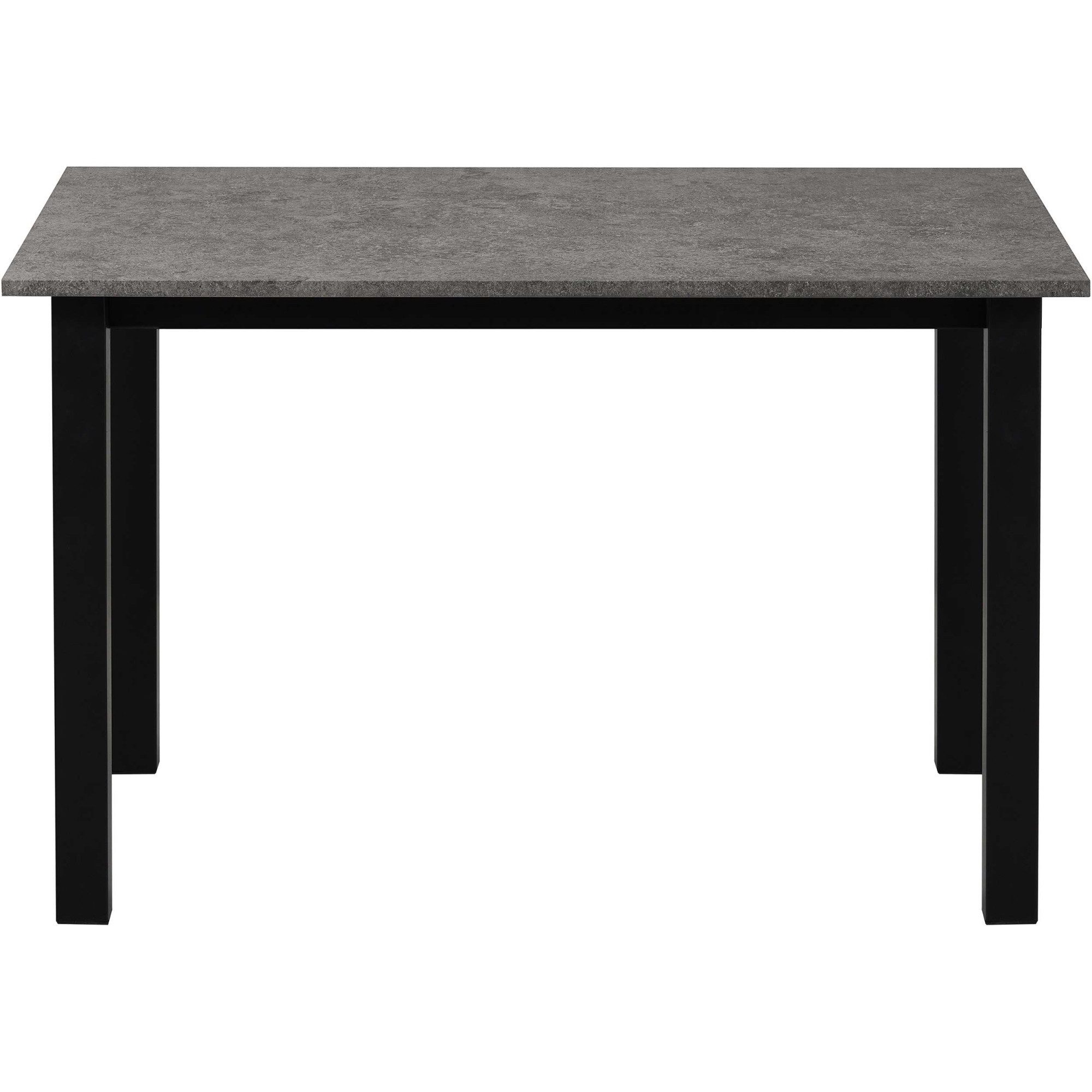 OTTO home Esstisch Babetta, schwarzes pulverbeschichtetes Metallgestell, verschiedene Breiten