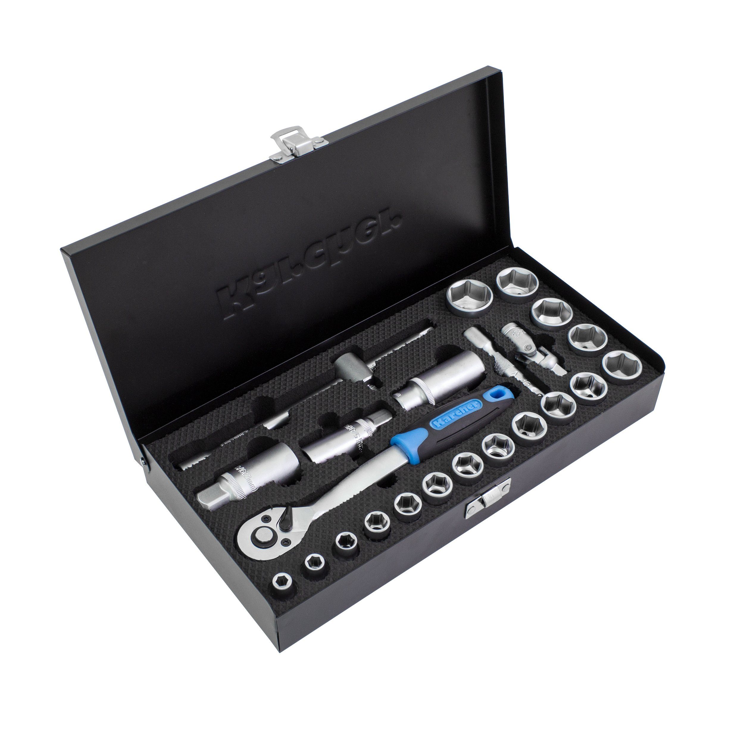 Karcher Werkzeugset 24-teilig, (24-tlg), Steckschlüsselset, 3/8" Ratsche, C günstig online kaufen