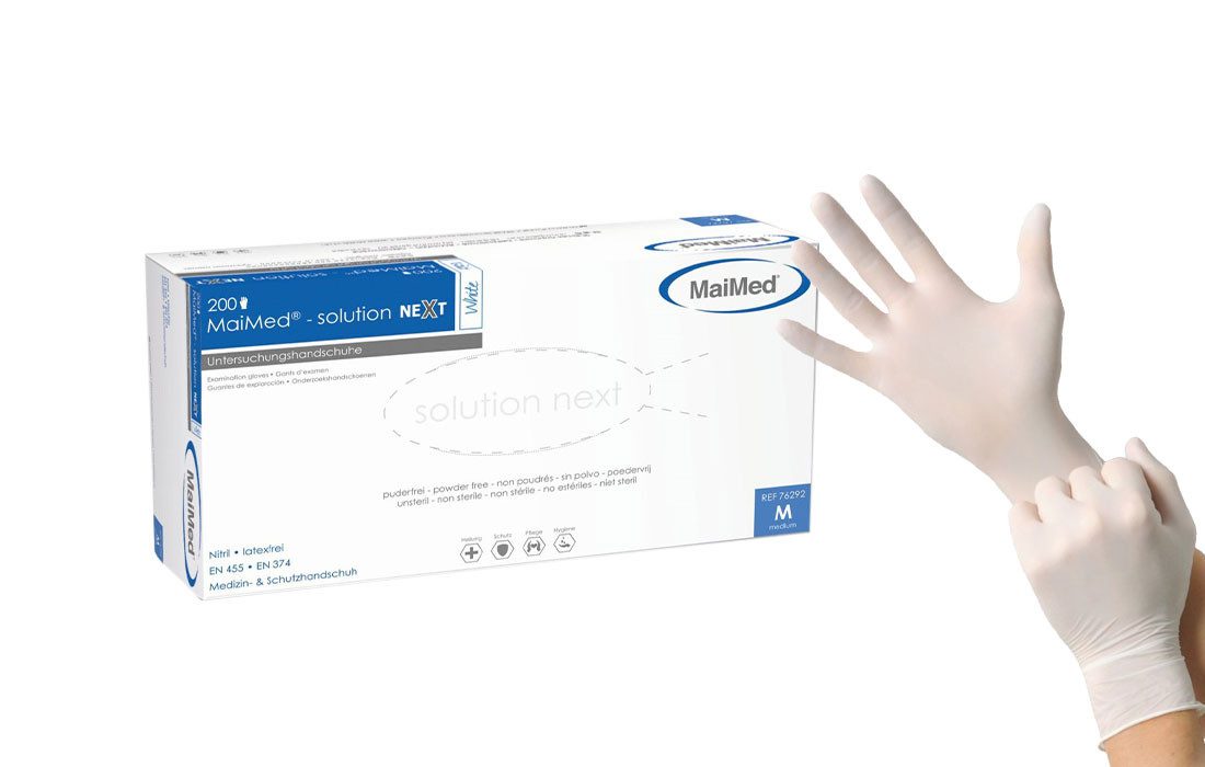 MaiMed Einweghandschuhe Solution PF Nitril Handschuhe günstig online kaufen