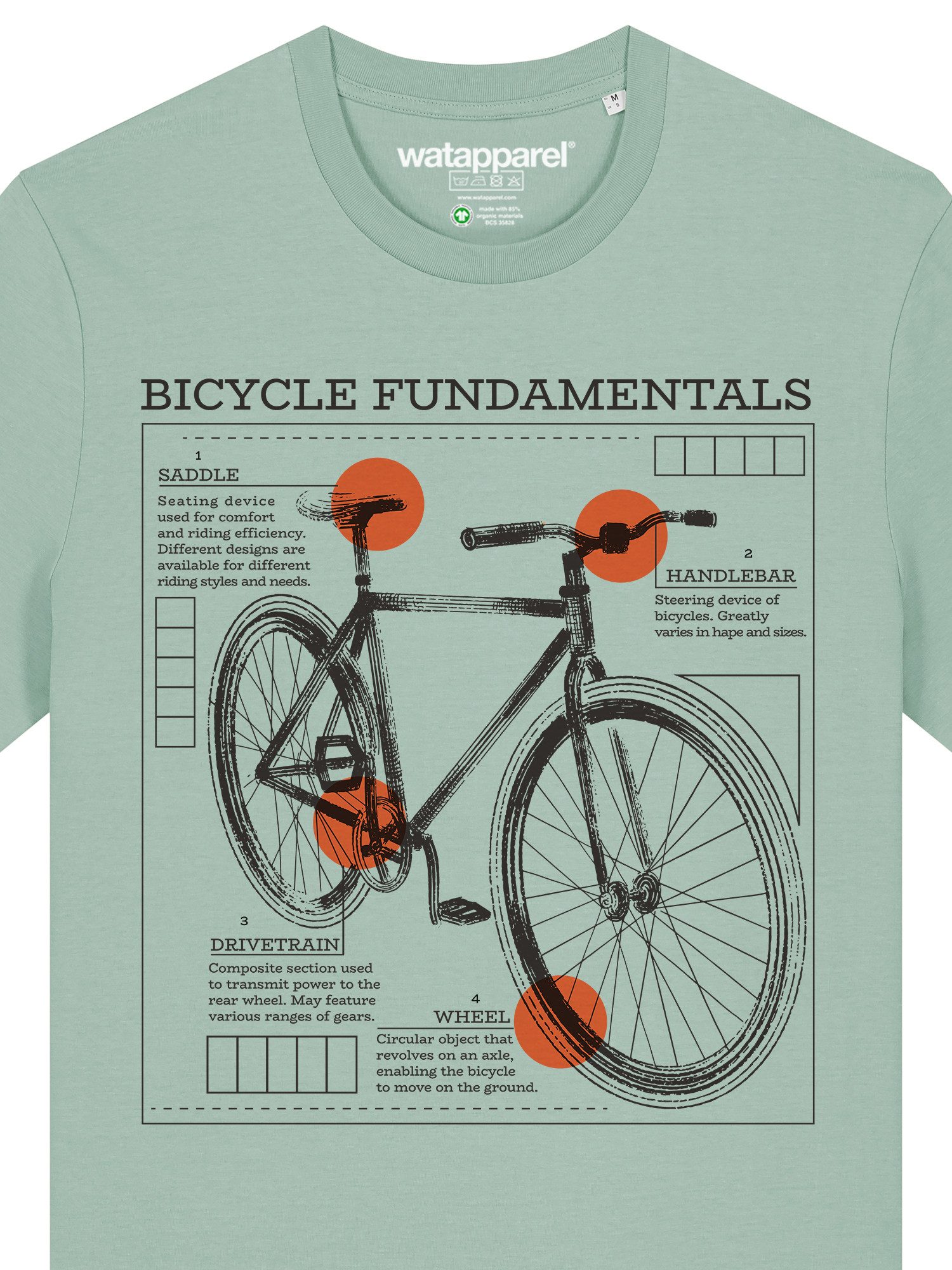 wat? Apparel T-Shirt Fahrrad Grundlagen