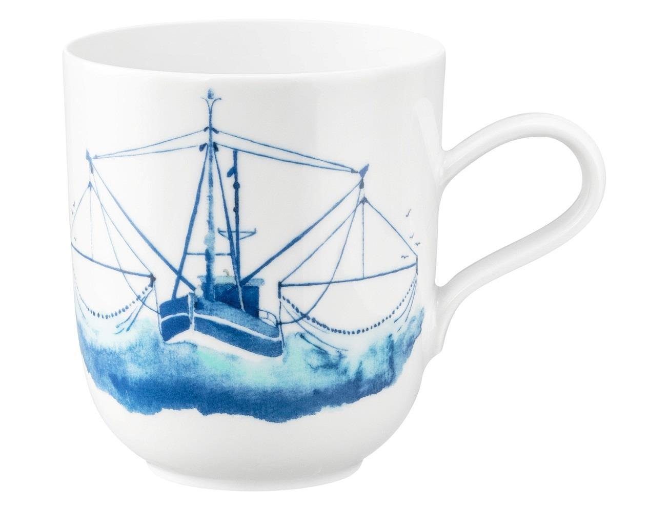 Becher Seltmann Weiden Küstenmotiv Becher Fischkutter