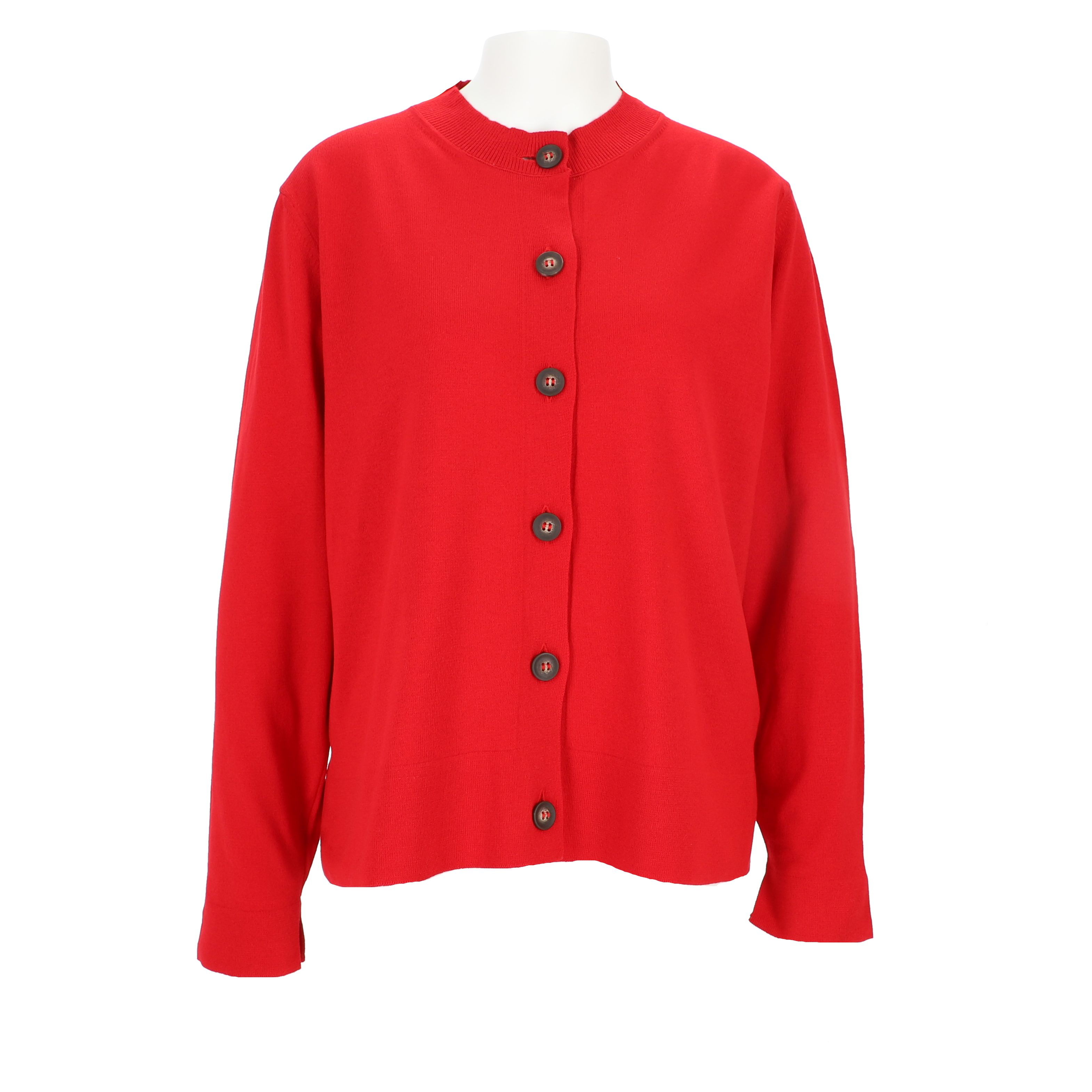 halsüberkopf Accessoires Strickjacke Rundhals mit Herz-Stickerei