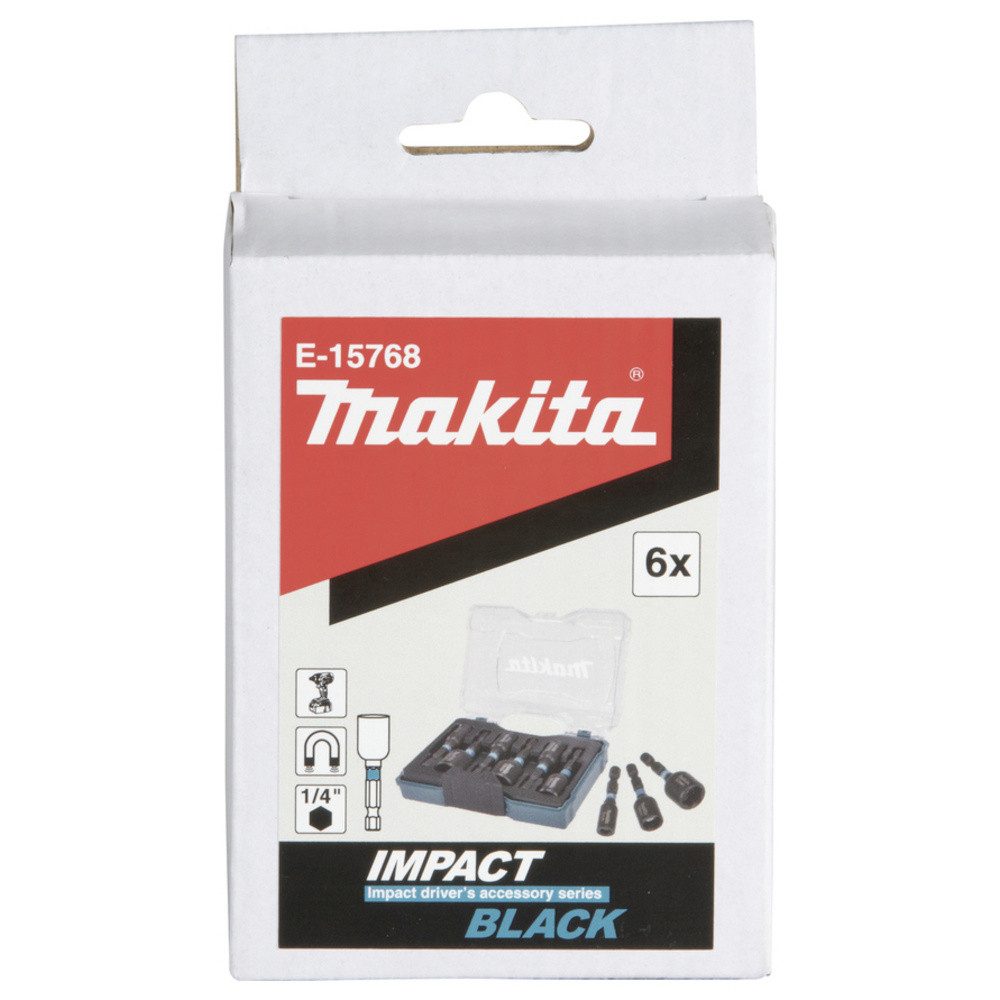 Makita Steckschlüssel Makita Schlagnuss-Set 1/4" E-15768 – Bild 3 von 5