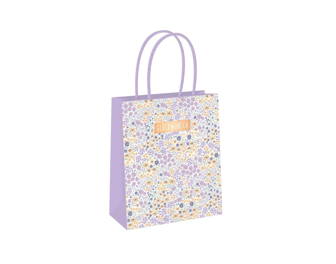 Grafik Werkstatt Geschenkpapier Geschenktüte groß Glückwunsch (Blümchen)