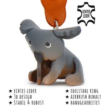 Monkimau Schlüsselanhänger Koala Schlüsselanhänger Leder Tier Figur (Packung)