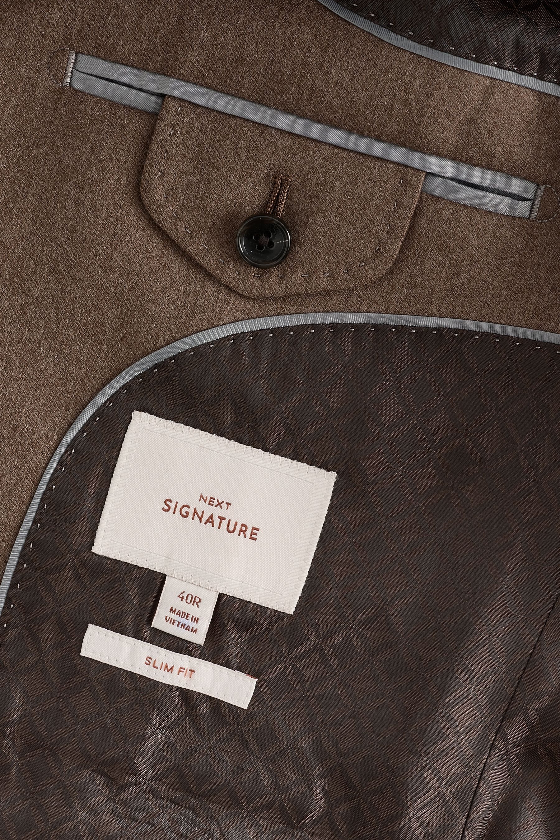 Next Baukastensakko Signature Zignone Flanellanzug: Sakko (1-tlg)