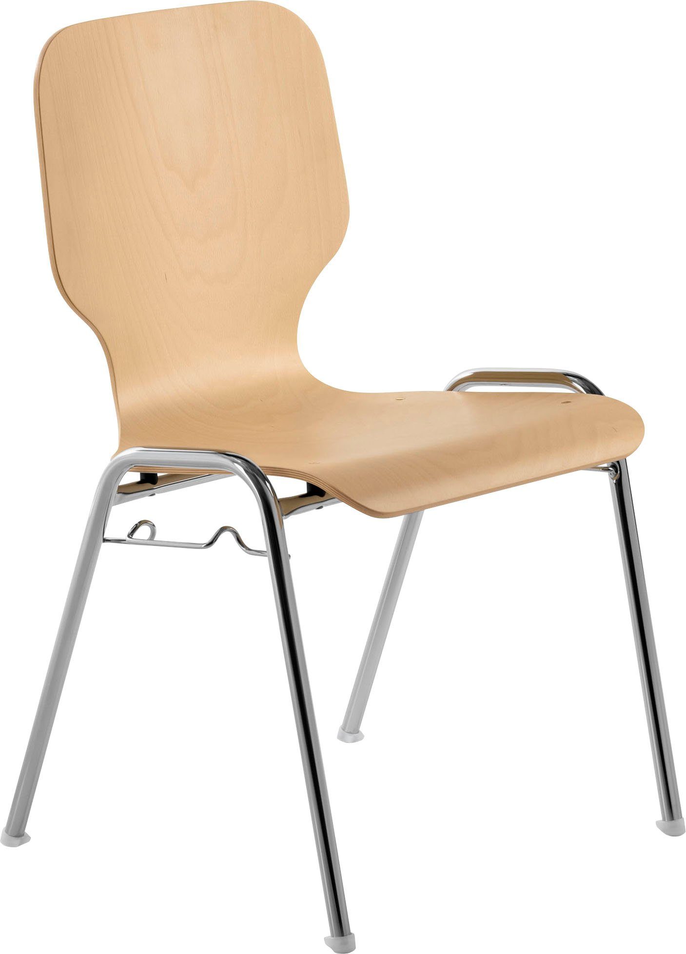 Mayer Sitzmöbel Besucherstuhl 2115, Stapelstuhl stapelbar bis 10 Stk. günstig online kaufen