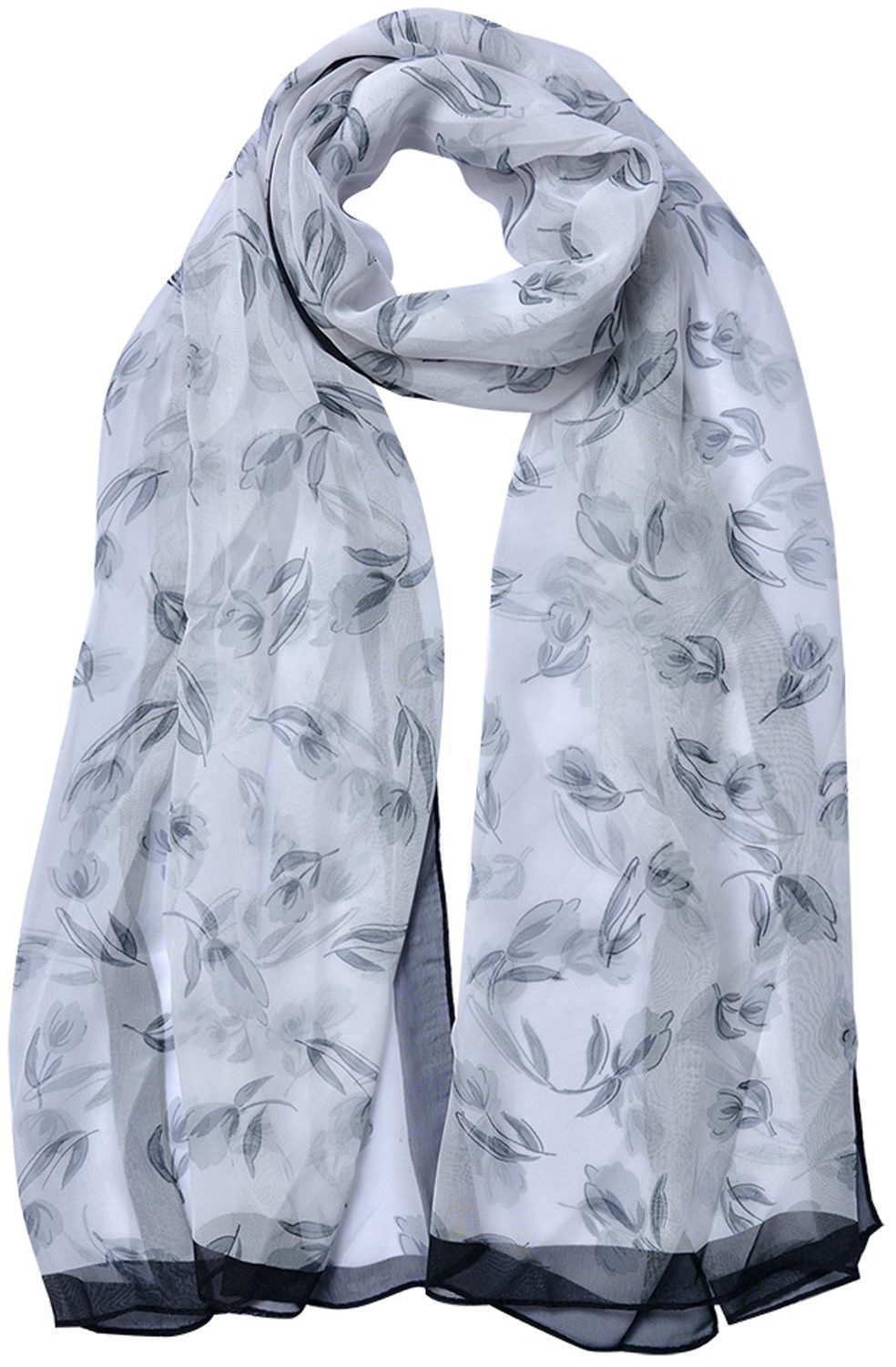 Juleeze Schal Gentle Breeze, (1-St. 1-teilig), leichter Damen Schal mit Blumenmuster