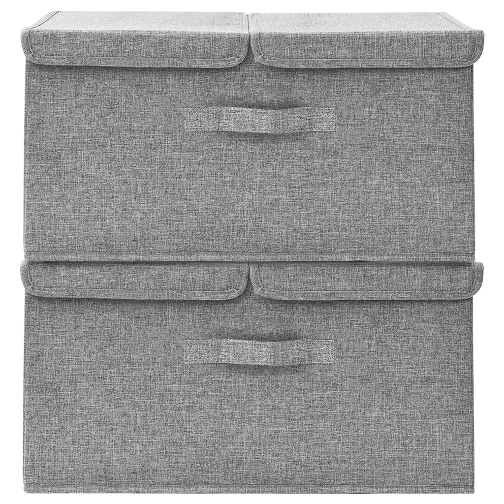 vidaXL Aufbewahrungsbox Aufbewahrungsboxen 2 Stk. Stoff günstig online kaufen