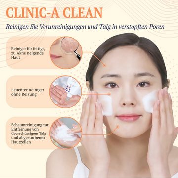 Storyderm Gesichtspflege Antibakterielle Gesichtsreinigungsgel mit Kräuterextrakten für Problemhaut gegen Akne von Korea Storyderm