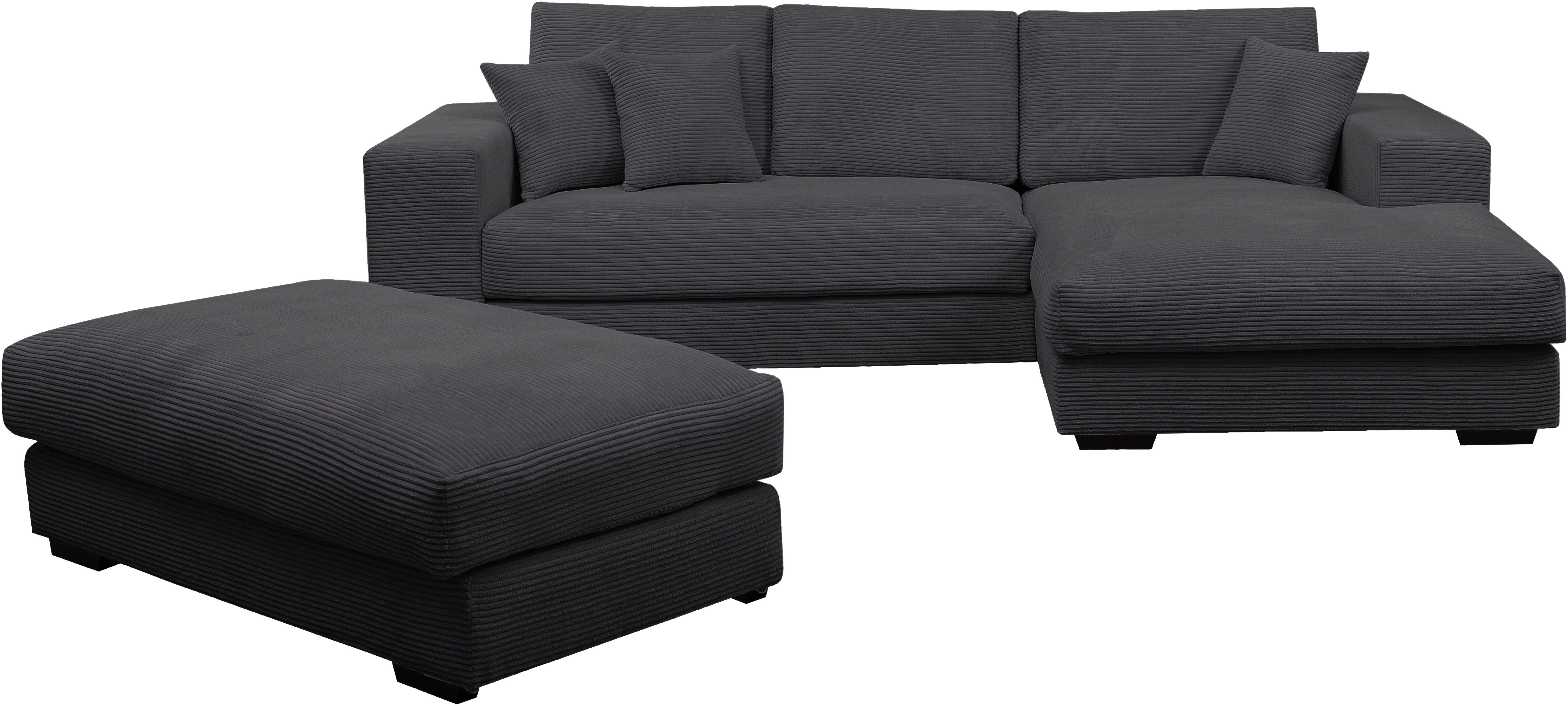 WERK2 Polstergarnitur Eden L-Form + Hocker. günstig online kaufen