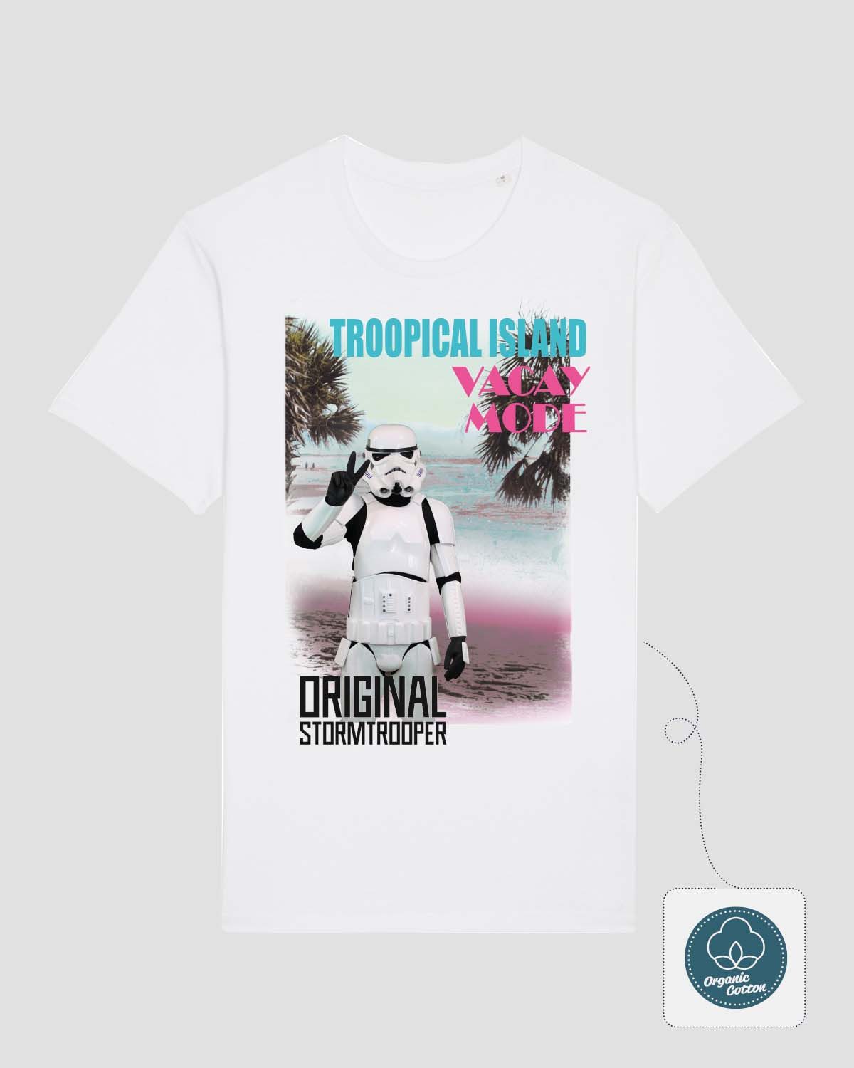 Star Wars Print-Shirt Star Wars T-Shirt Beach Trooper