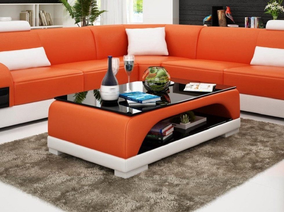 Xlmoebel Couchtisch Designer Beistelltisch CT9005 aus Glas mit elegantem Design (Packung, Couchtisch CT9005), Hergestellt in Europa