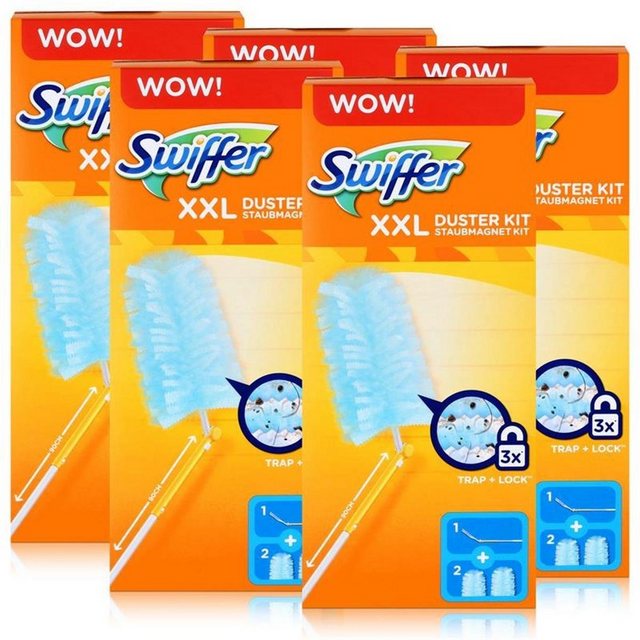 Swiffer 5x Swiffer XXL Duster Staubmagnet Starterkit Reinigungstücher