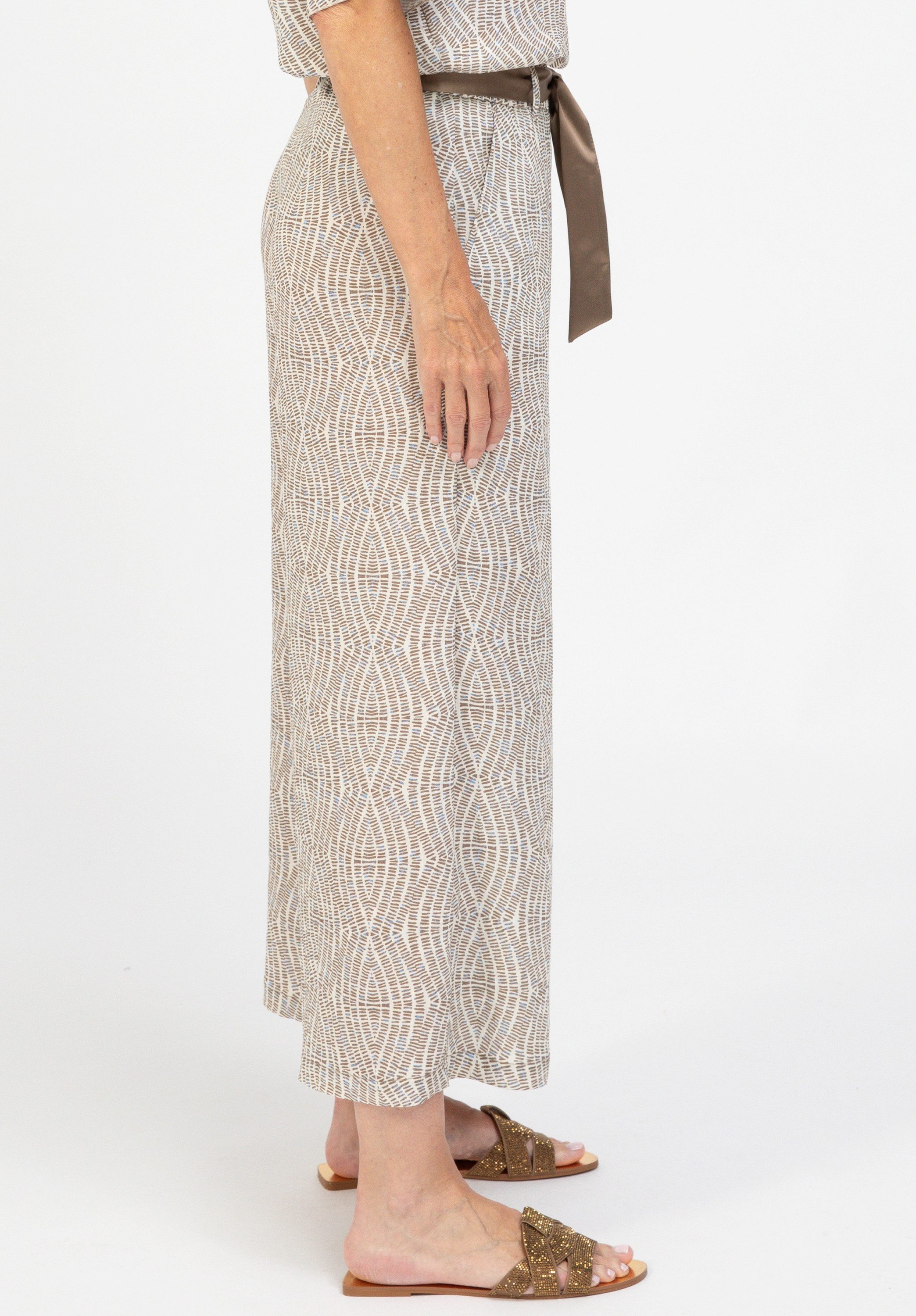 bianca Culotte PARIGI mit modernem weiten Bein und angesagtem Druck