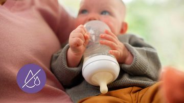 Philips AVENT Babyflasche Natural Response SCY933/02, 2 Stück, 240ml, Glas, ab dem 1. Monat