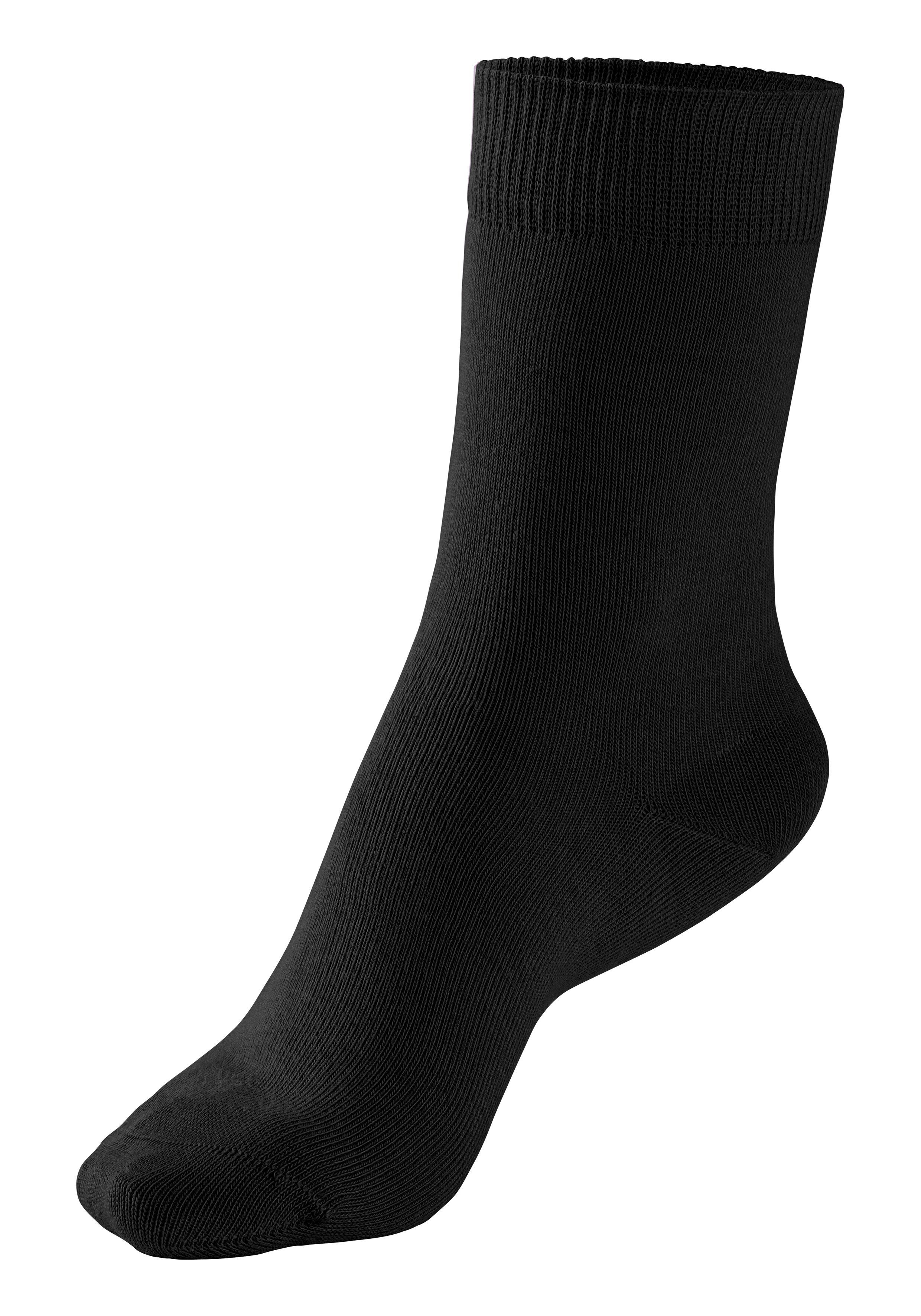 (Set, unterschiedlichen Farbzusammenstellungen in schwarz Socken H.I.S 4-Paar)