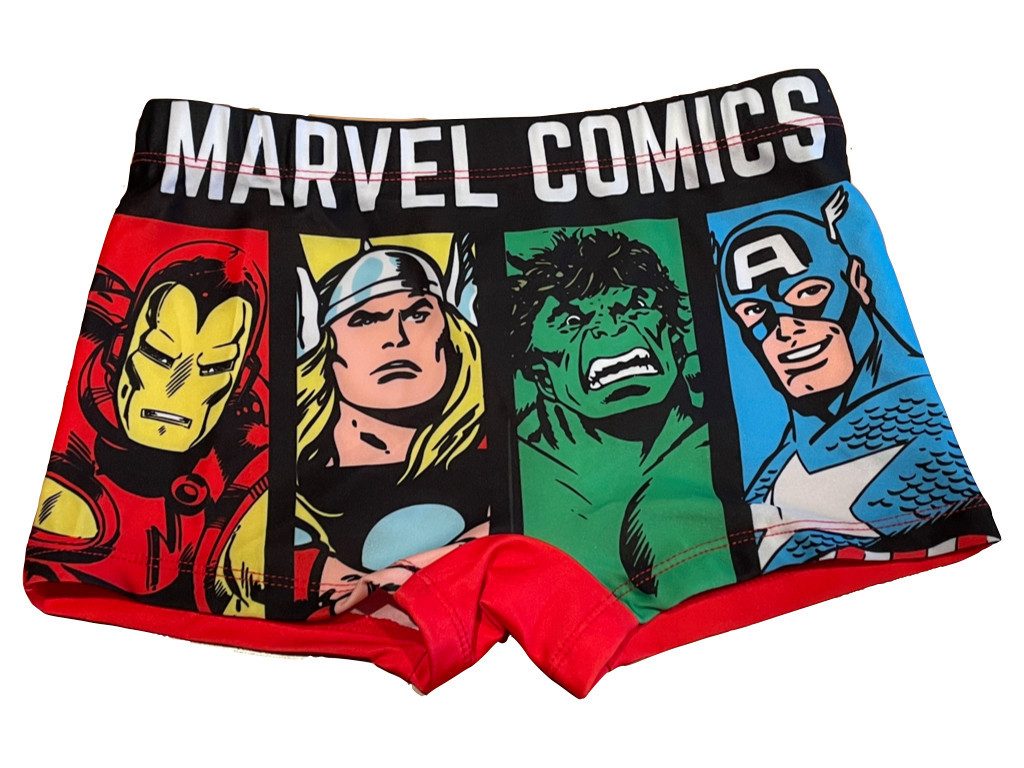 Boxer-Badehose Marvel Avengers Kinder Badehose Badeshorts