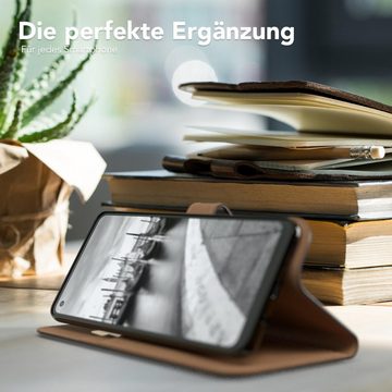 EAZY CASE Handyhülle Uni Bookstyle für Samsung Galaxy A21s 6,5 Zoll, Schutzhülle mit Standfunktion Kartenfach Handytasche aufklappbar Etui
