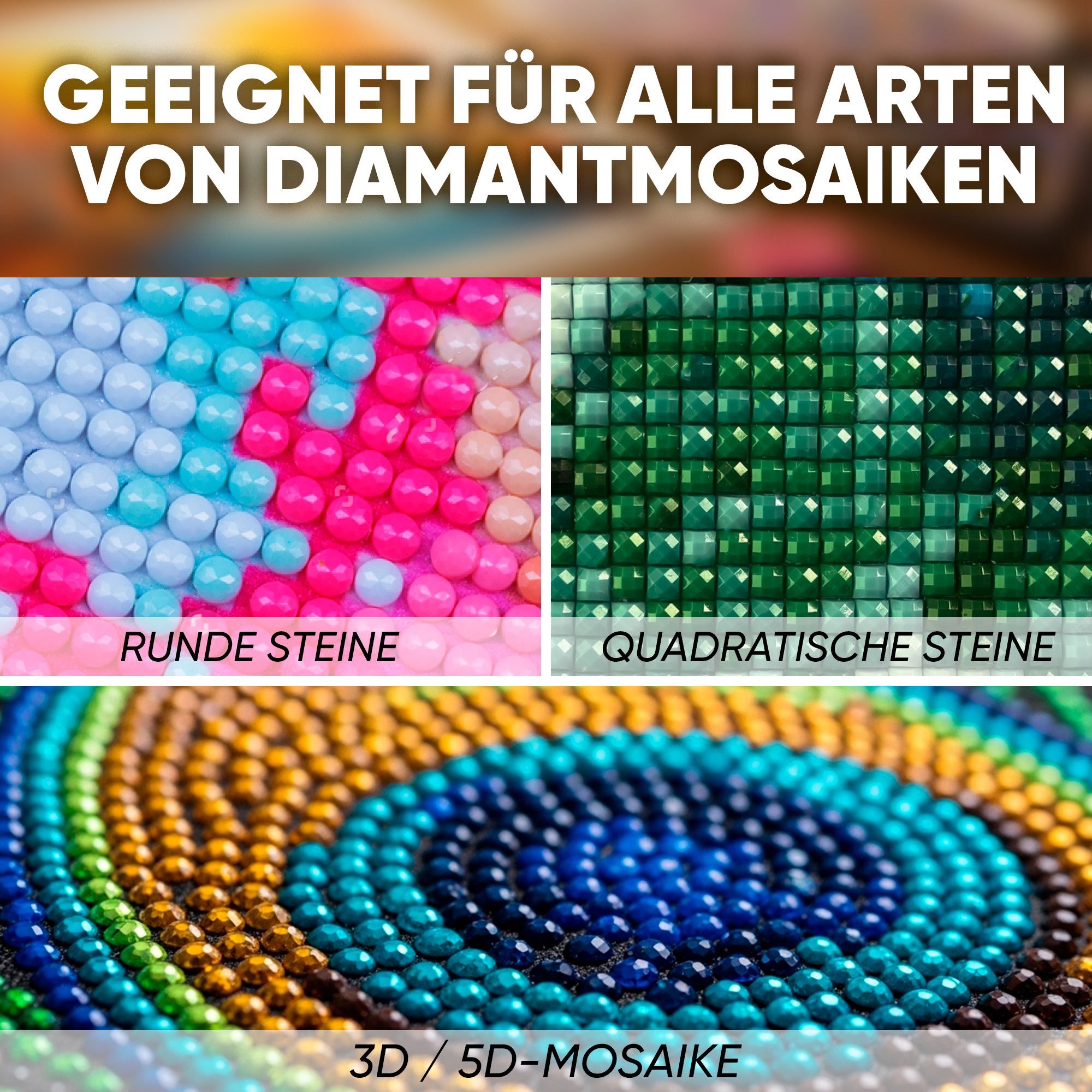 7 Artists Bastelkleber 7 Artists Diamond Painting Kleber Transparent - Sticky Base, 50 ml, 100 ml – Bild 5 von 5