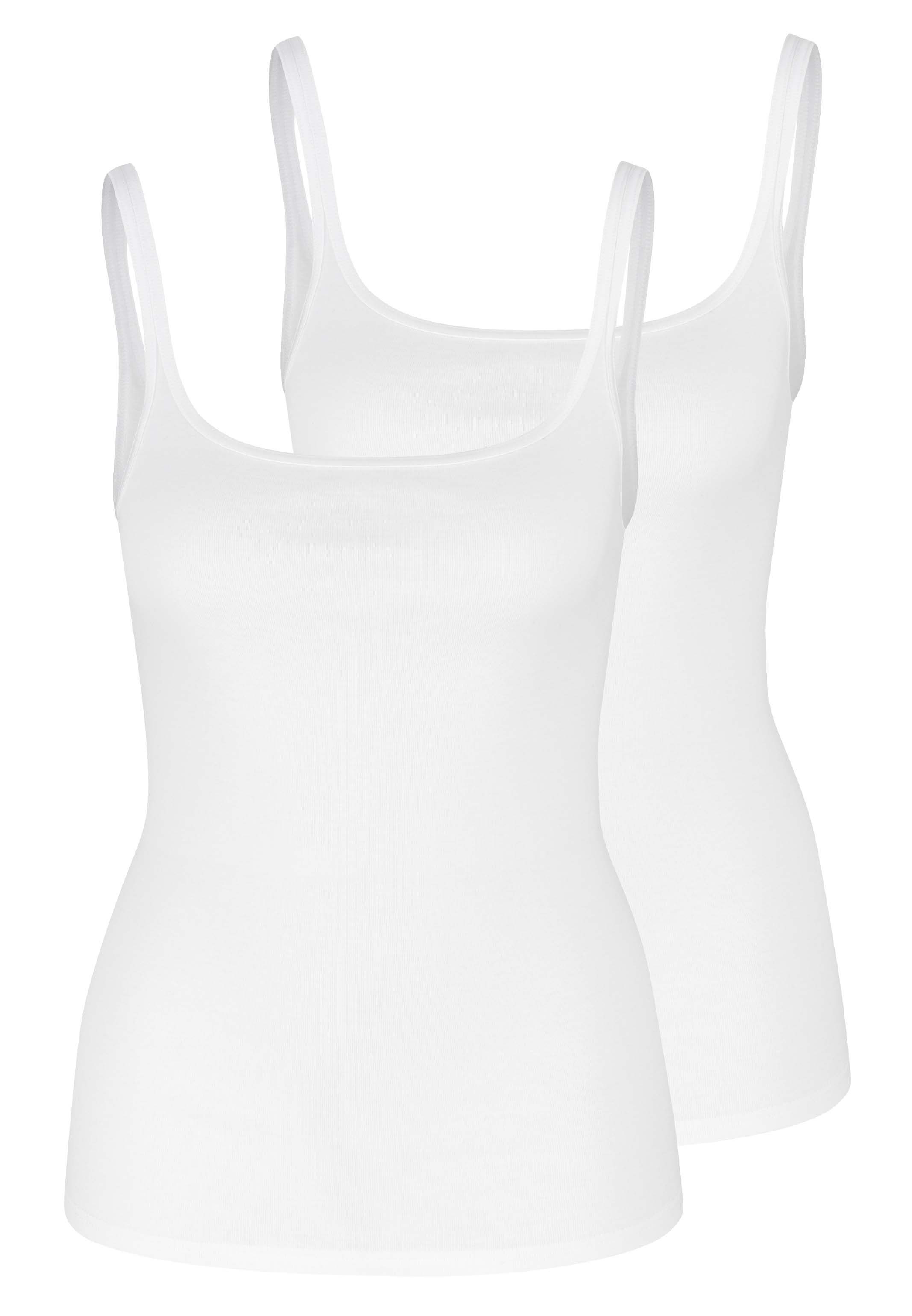 Speidel Unterhemd 2er aus Pack 2-St) Bio-Baumwolle Unterhemd Top Baumwolle Weiß bio.cotton Unterhemd (Spar-Set, / - 