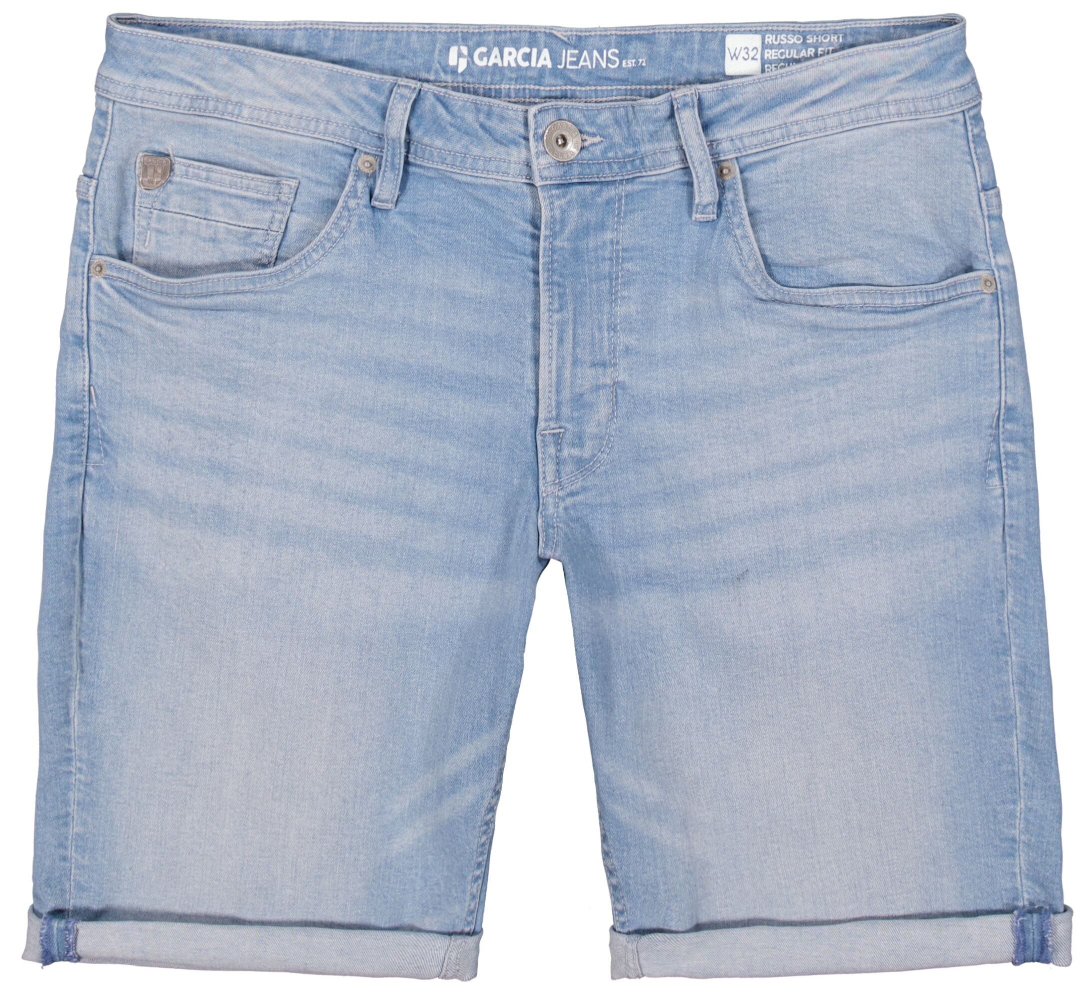 GARCIA JEANS 5-Pocket-Jeans GARCIA RUSSO SHORT light used blue 615.2956