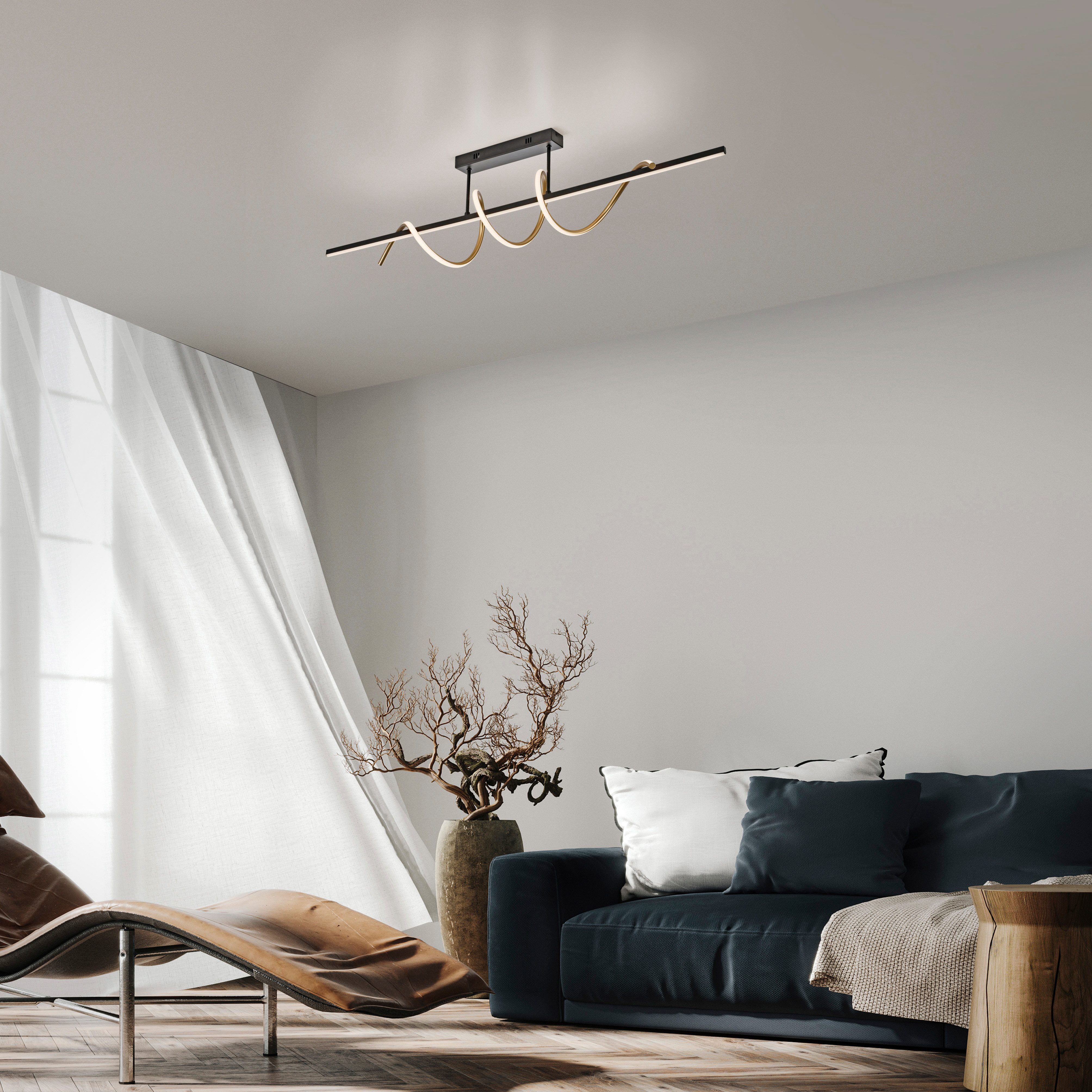 JUST LIGHT Deckenleuchte EMANDA, Dimmfunktion, LED günstig online kaufen