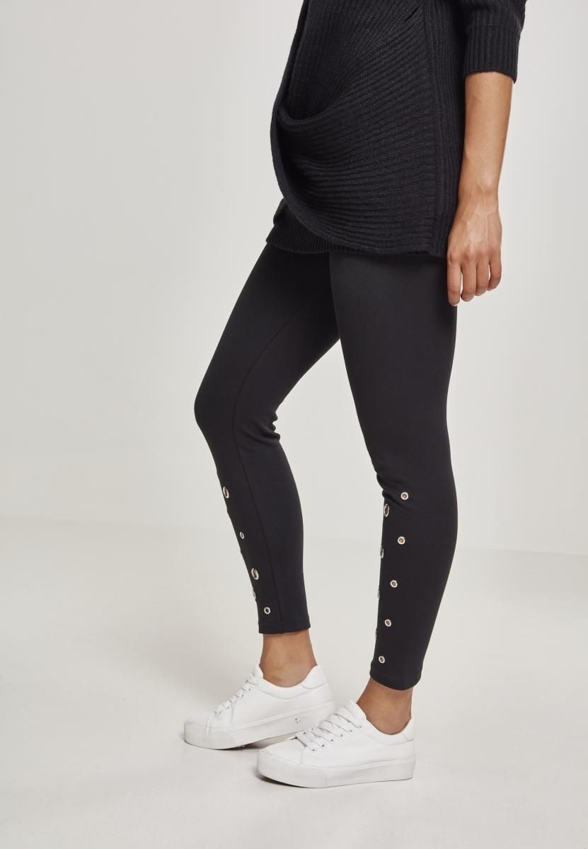 URBAN CLASSICS Leggings Ladies Eyelet Leggings XS bis 5XL