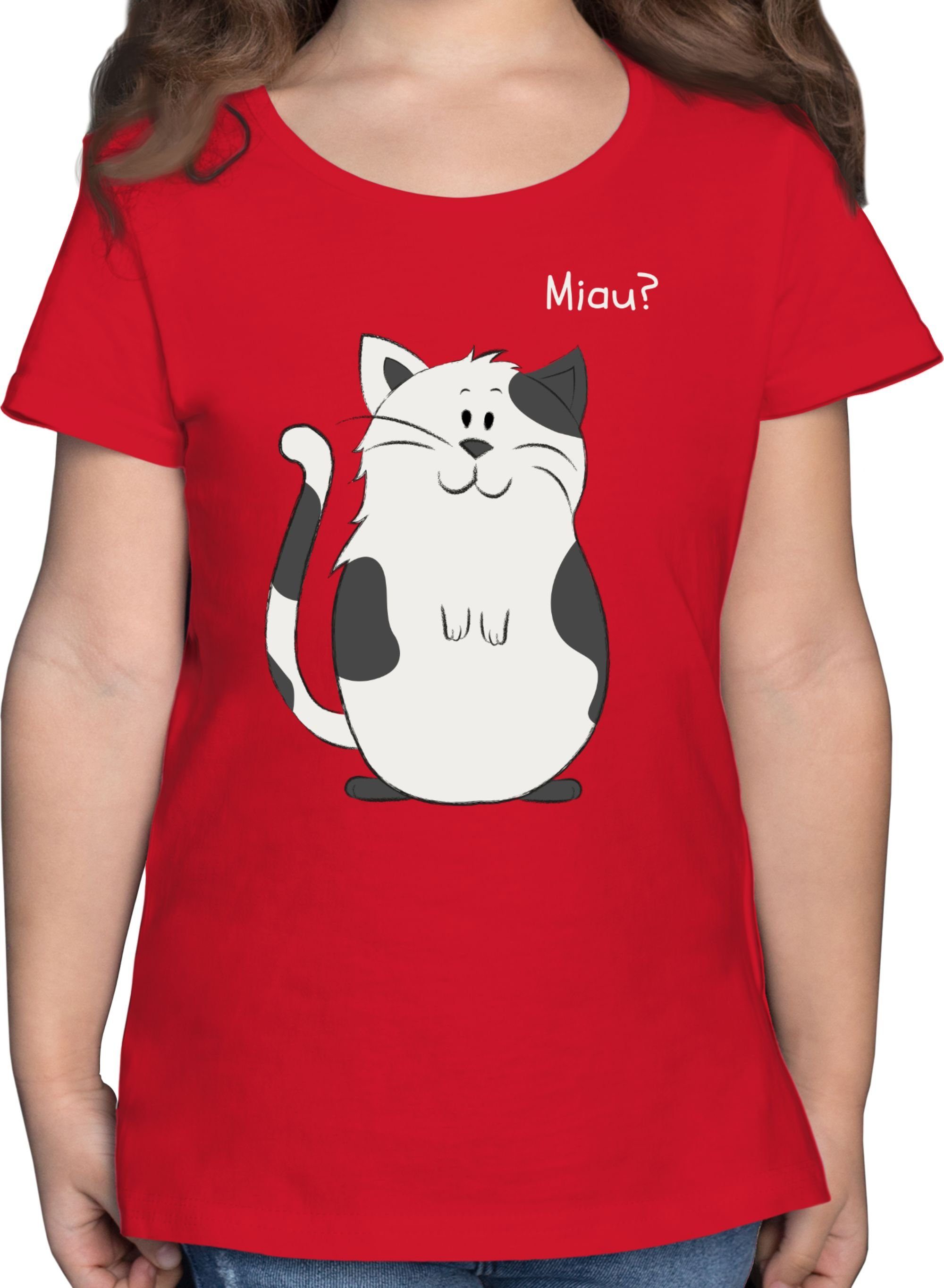 Shirtracer T-Shirt »lustige Katze - Tiermotiv Animal Print - Mädchen Kinder  T-Shirt« Animalprint Pferd Katze Delfin online kaufen | OTTO