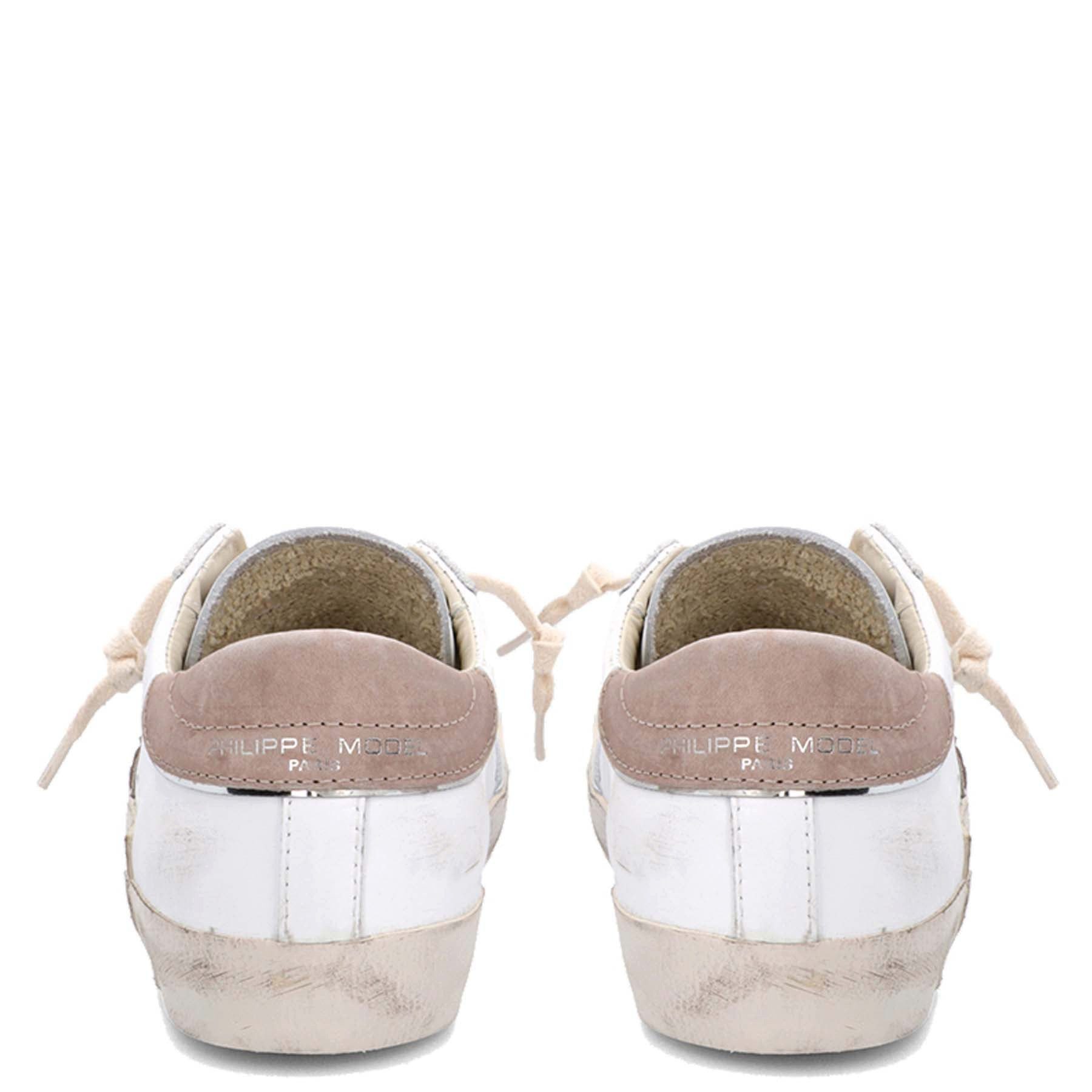 PHILIPPE MODEL PHILIPPE MODEL Sneaker PRSX LOW aus Leder - Veau Pop Blanc Jaune Sneaker