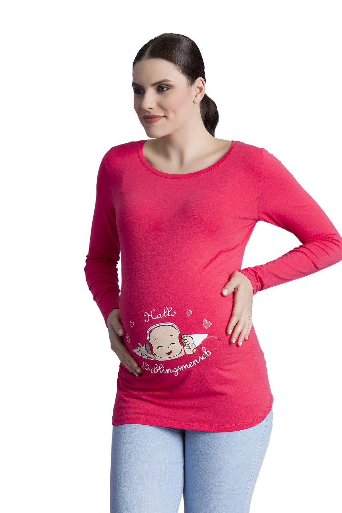 Umstandsshirt Hallo Lieblingsmensch