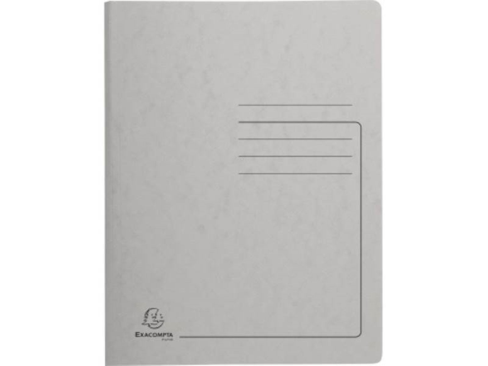 EXACOMPTA Hefter Exacompta Spiralhefter 240231E DIN A4 Karton grau