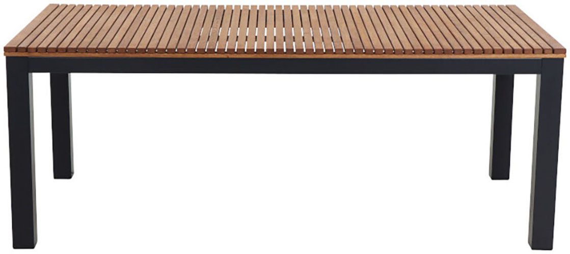 Siena Garden Gartentisch »Bozen« BxTxH:100x220x76 cm, Aluminium mit Robinienholz aus 100% FSC Holz