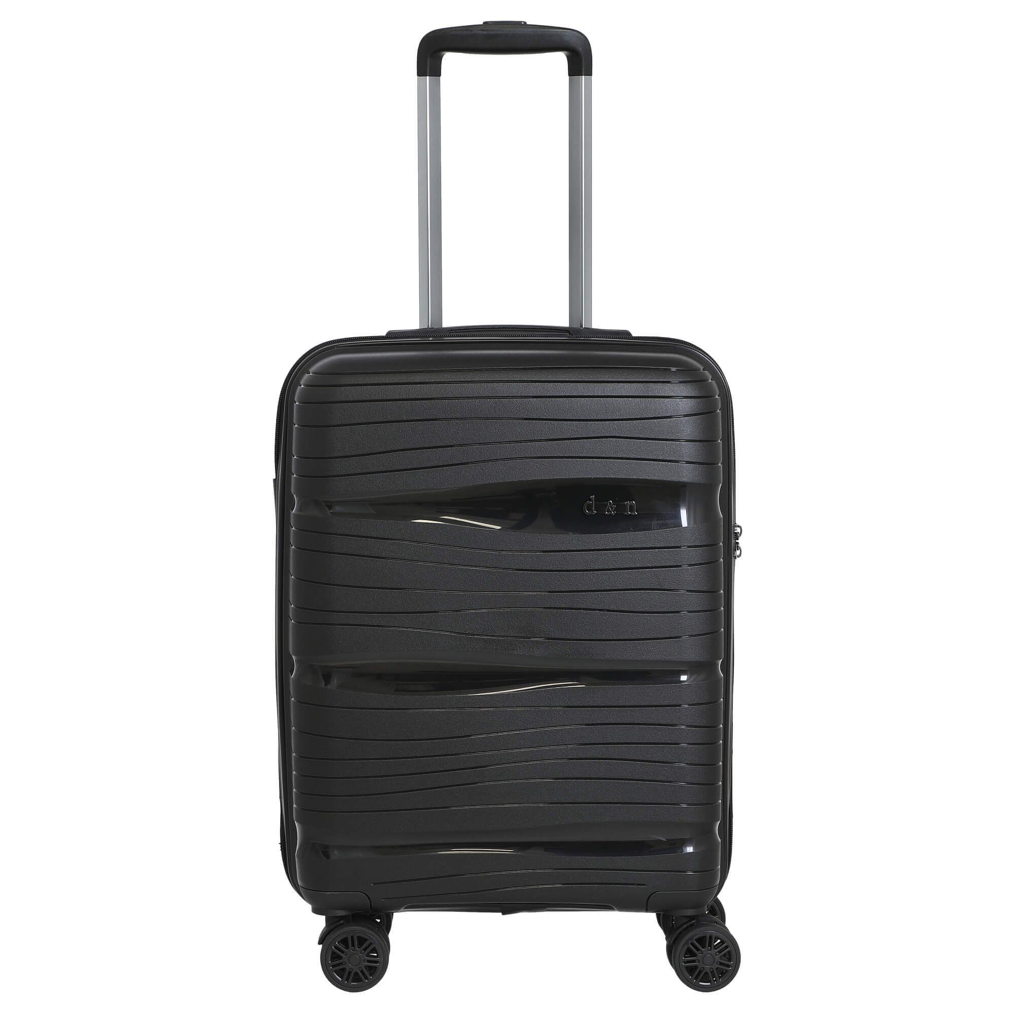 D&N Trolley Travel Line 4300 - 4-Rollen-Kabinentrolley 55 cm, 4 Rollen