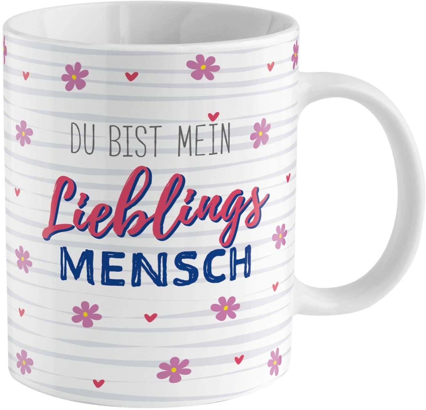 47055, CO & Sheepworld GRUSS Lieblingsmensch Porzellan Sheepworld Porzellan Zaubertasse Tasse