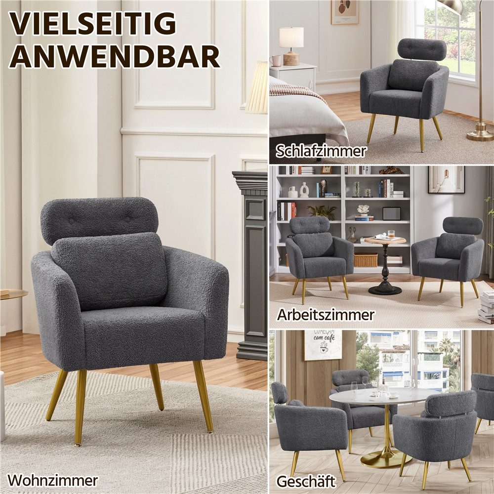 Yaheetech Loungesessel Ohrensessel Relaxsessel, Armlehnensessel mit günstig online kaufen