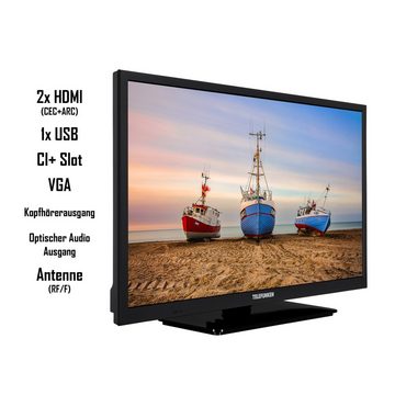 Telefunken XH24N550M LCD-LED Fernseher (60 cm/24 Zoll, HD-ready, Triple-Tuner, USB-Mediaplayer, CL)