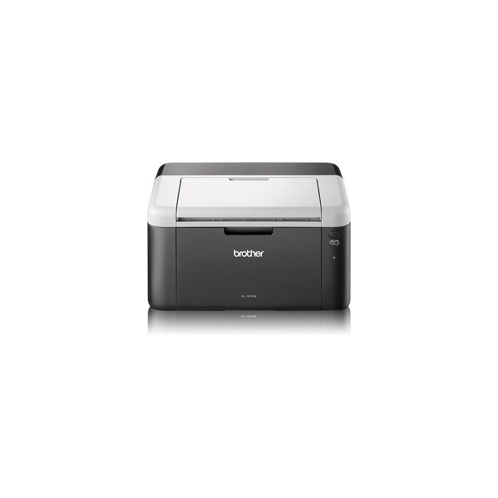 Brother Brother HL 1212 W Laserdrucker für den Arbeitsplatz. Schwarz-Weiß Laserdrucker, (S/W-Laser-Technologie, Kompaktes Design, ideal für den Arbeitsplatz)