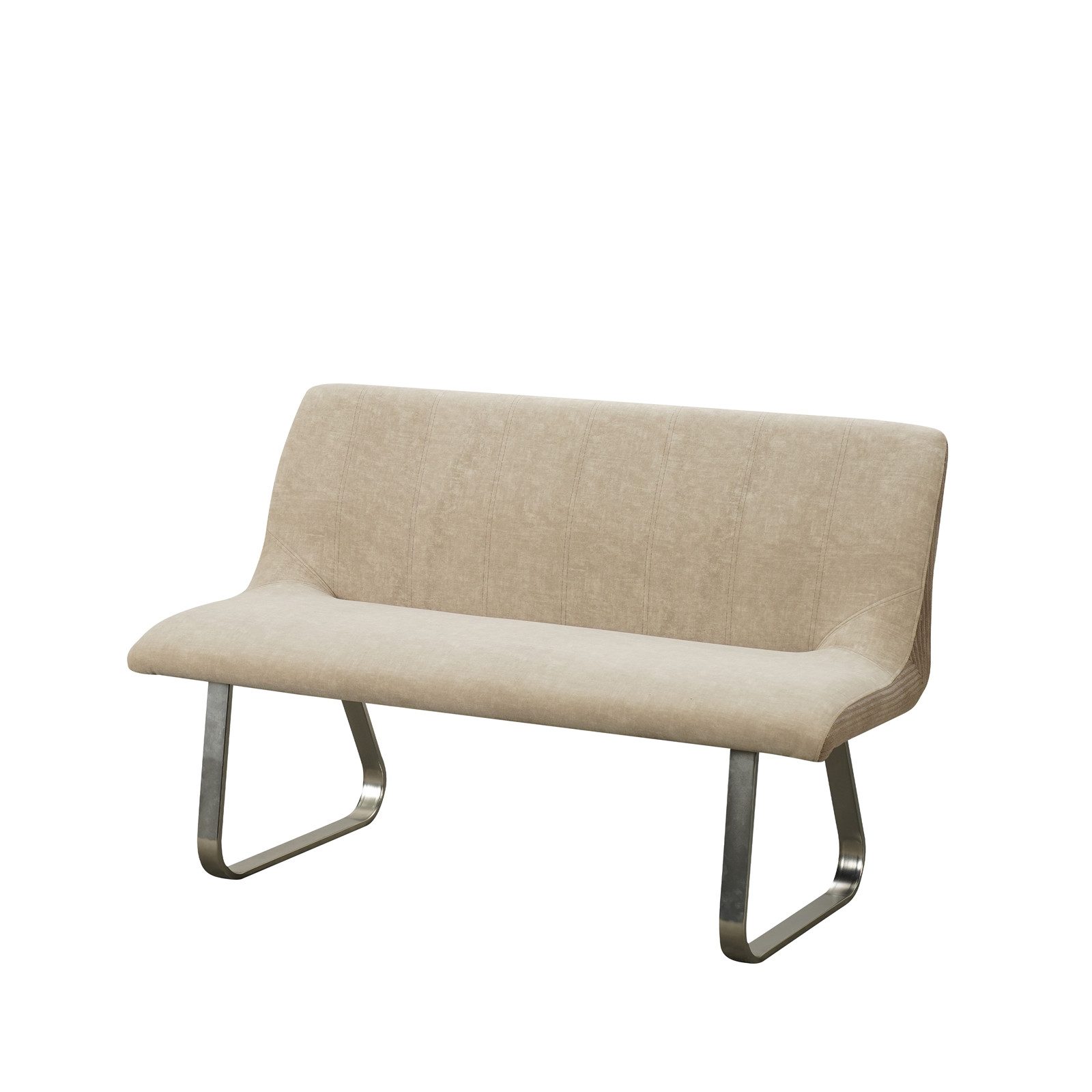 HTI-Living Polsterbank Bank 3-Sitzer Taupe Emrys (Stück, 1-St., 1 Sitzbank), Esszimmerbank Küchenbank