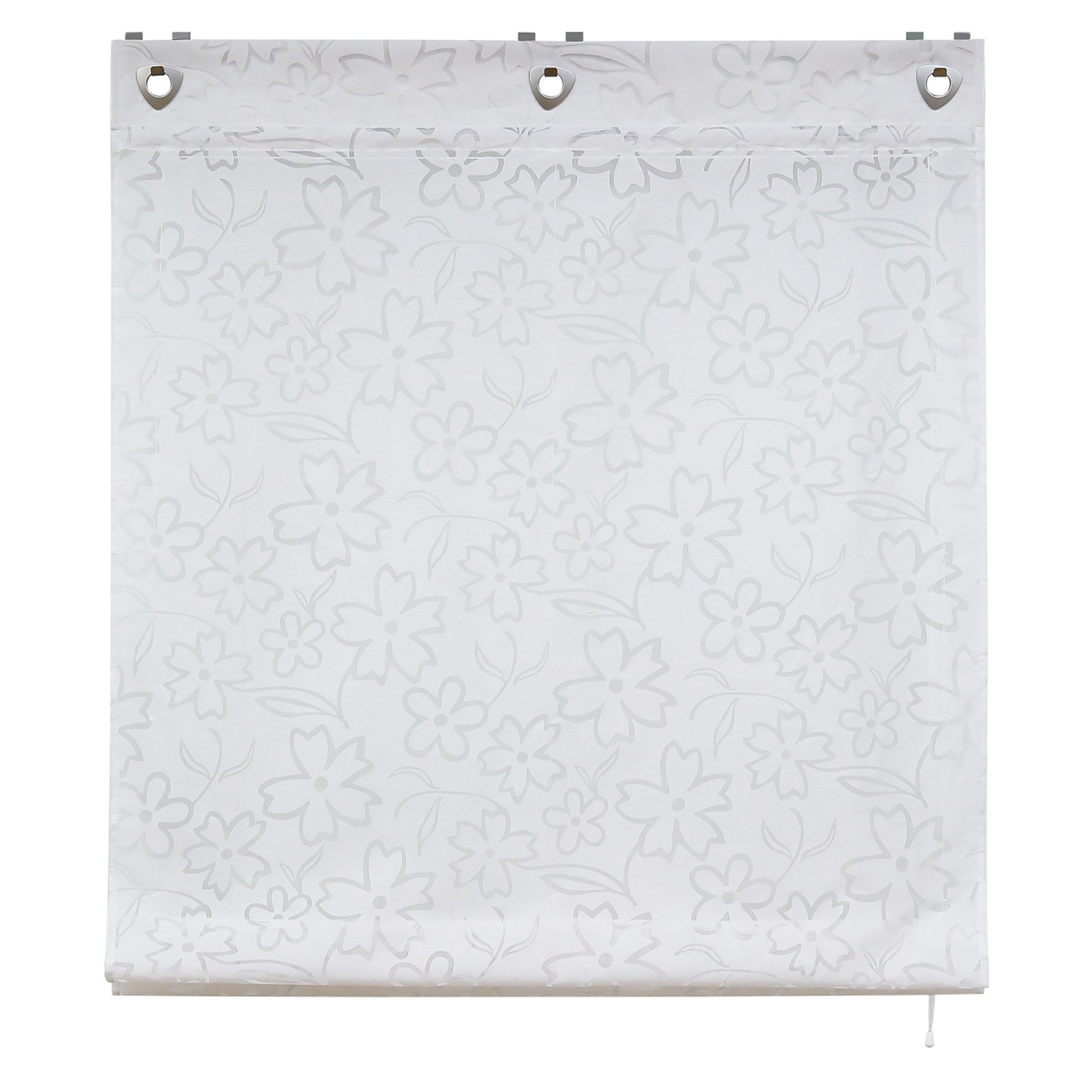 Delien Raffrollo Lea, mit Hakenaufhängung, Voile Ösenrollo Ausbrenner günstig online kaufen