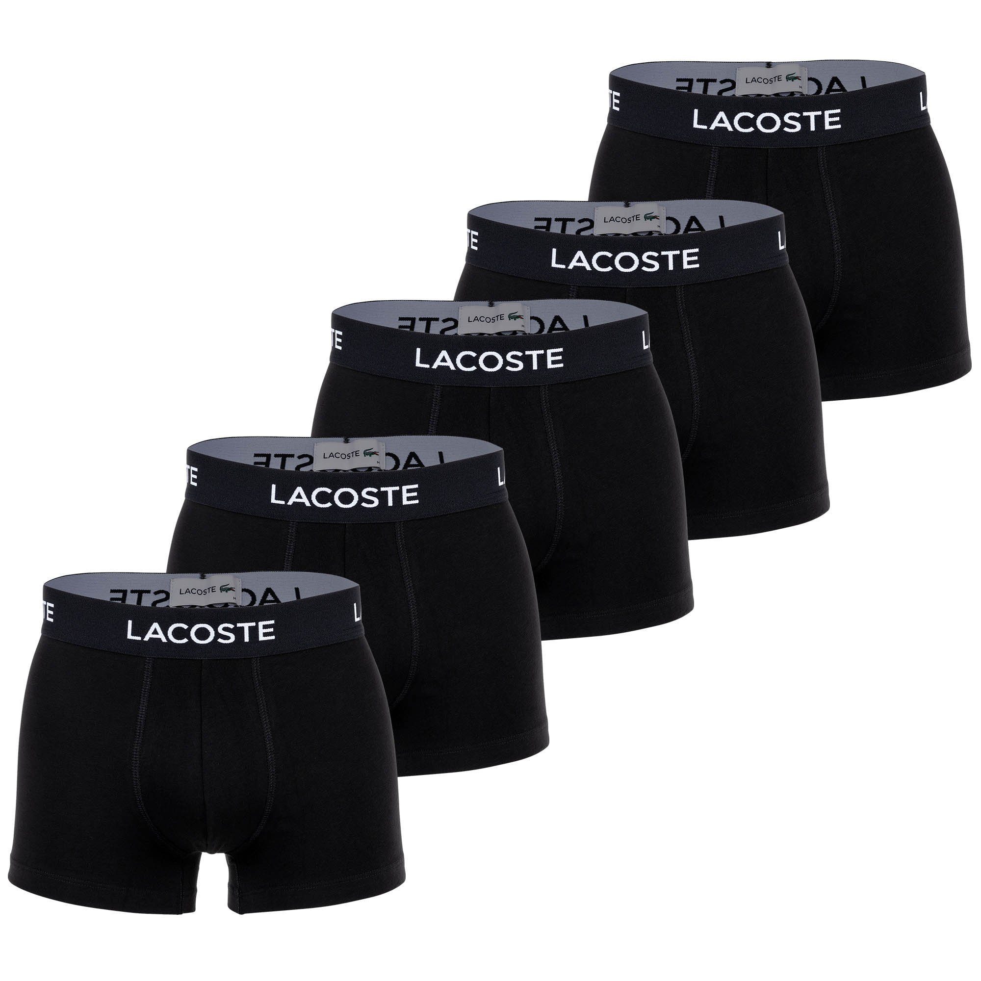 Lacoste 5-er Set Trunks Schwarz günstig online kaufen